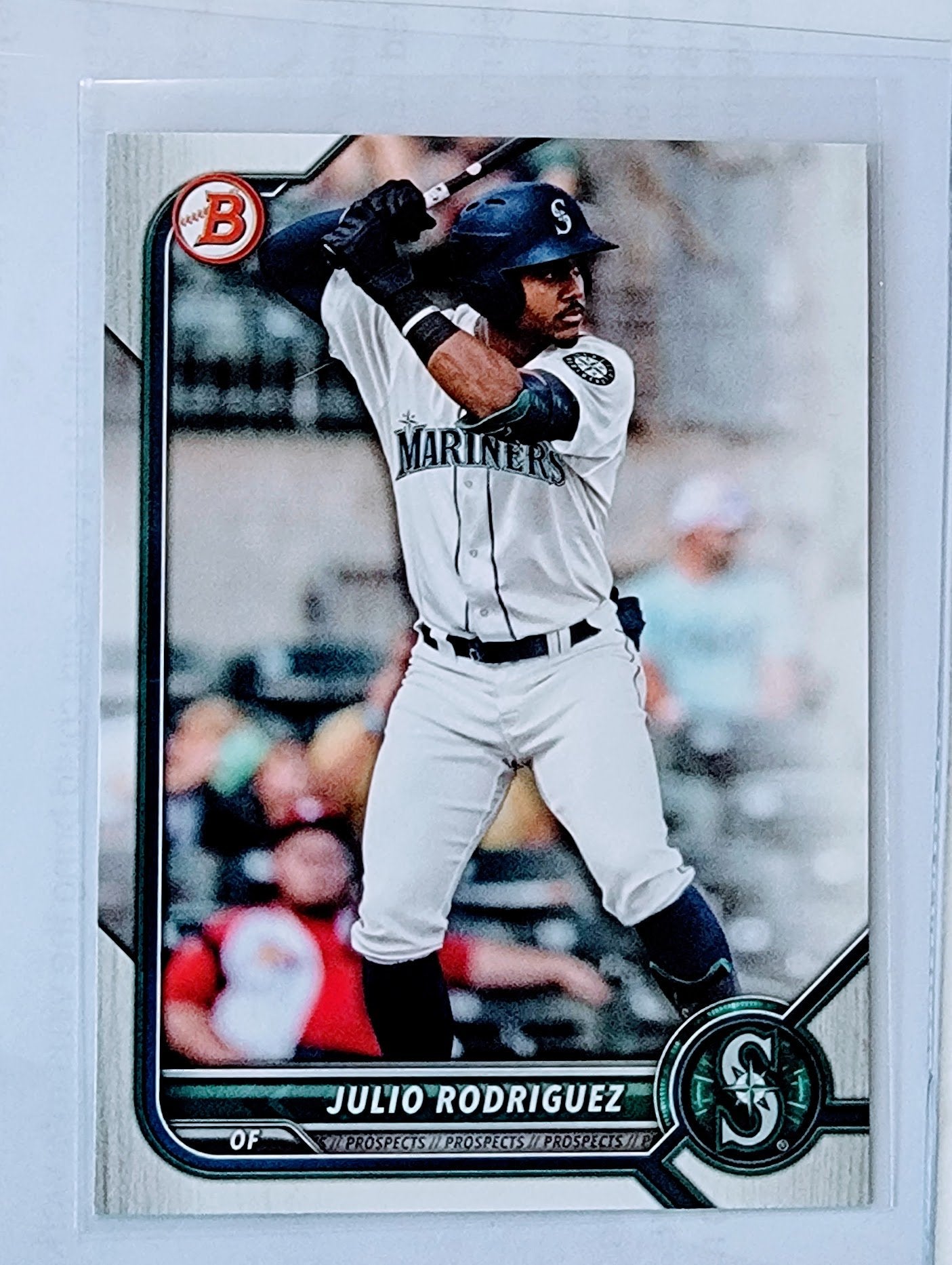 2022 Bowman Julio Rodriguez Baseball Trading Card GRB1 simple Xclusive Collectibles