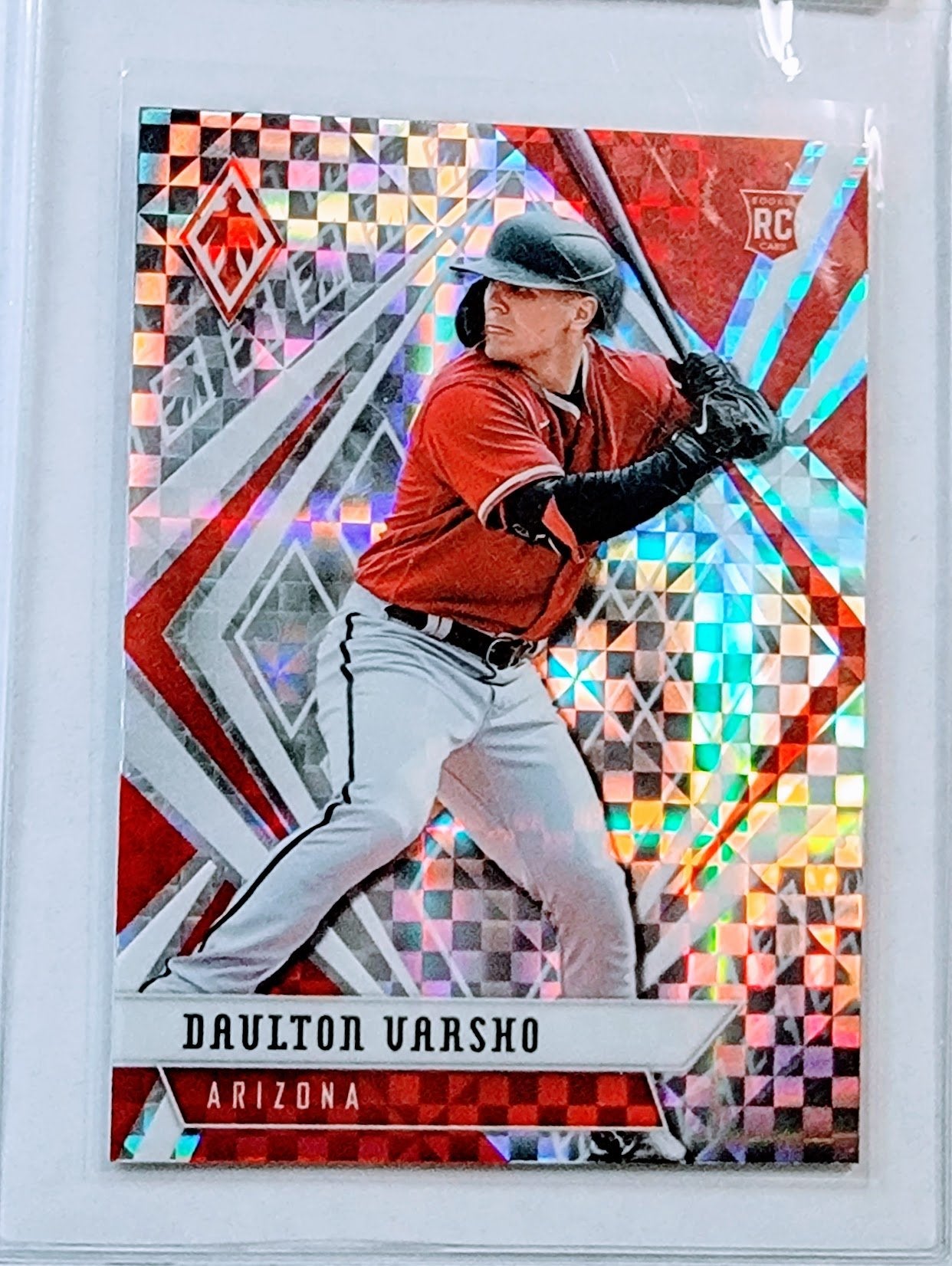 2021 Panini Chronicles Daulton Varsho Phoenix Rookie Hyper Refractor B