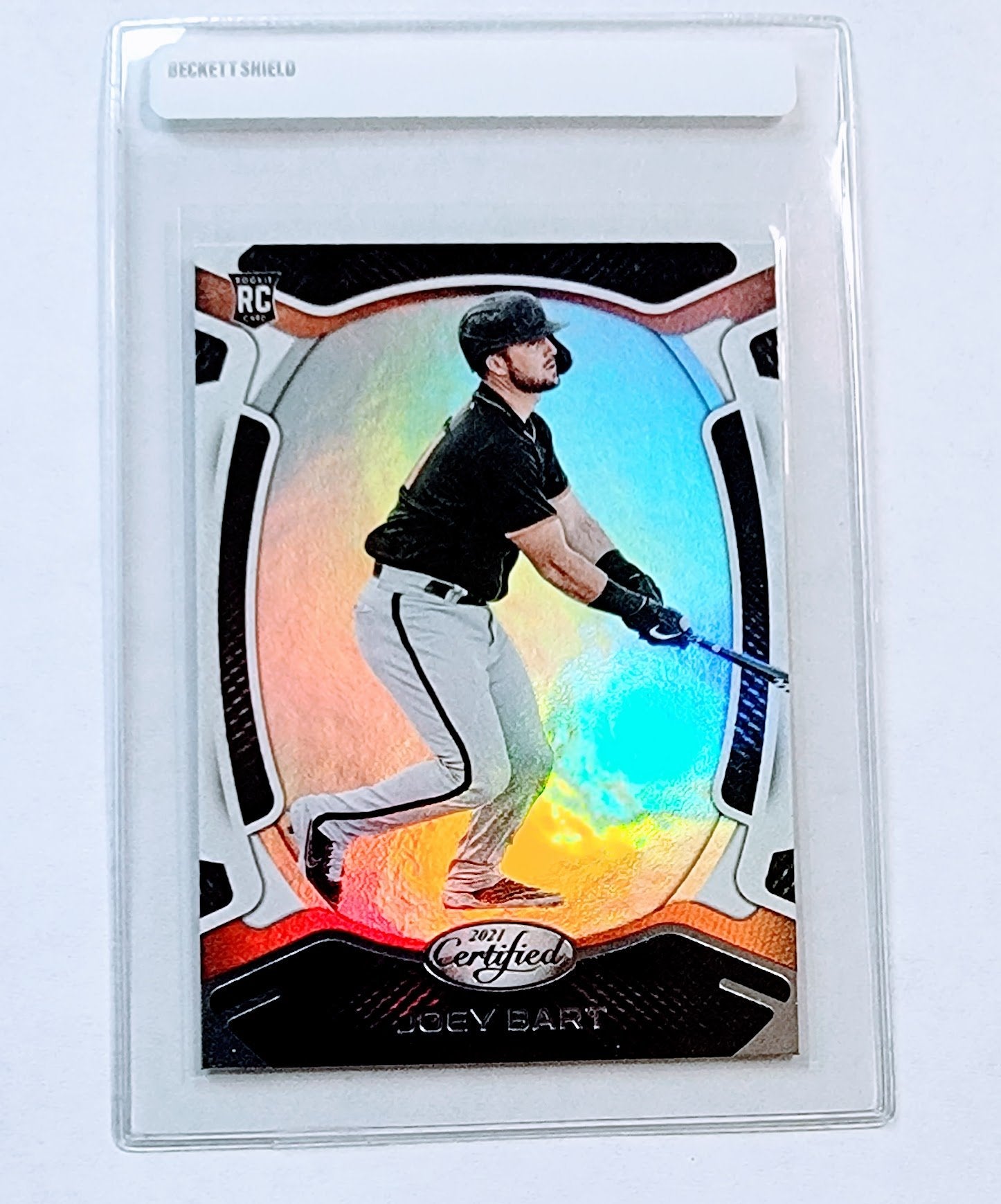 2021 Panini Chronicles Joey Bart Certified Insert Rookie Refractor Baseball Card AVM1 simple Xclusive Collectibles