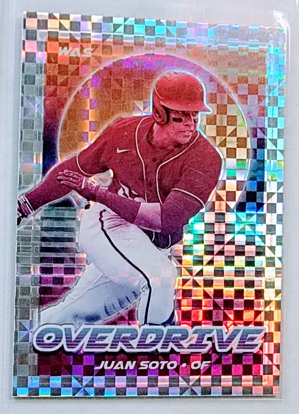 2021 Panini Chronicles Juan Soto Overdrive Prizm Refractor Baseball Card AVM1 simple Xclusive Collectibles