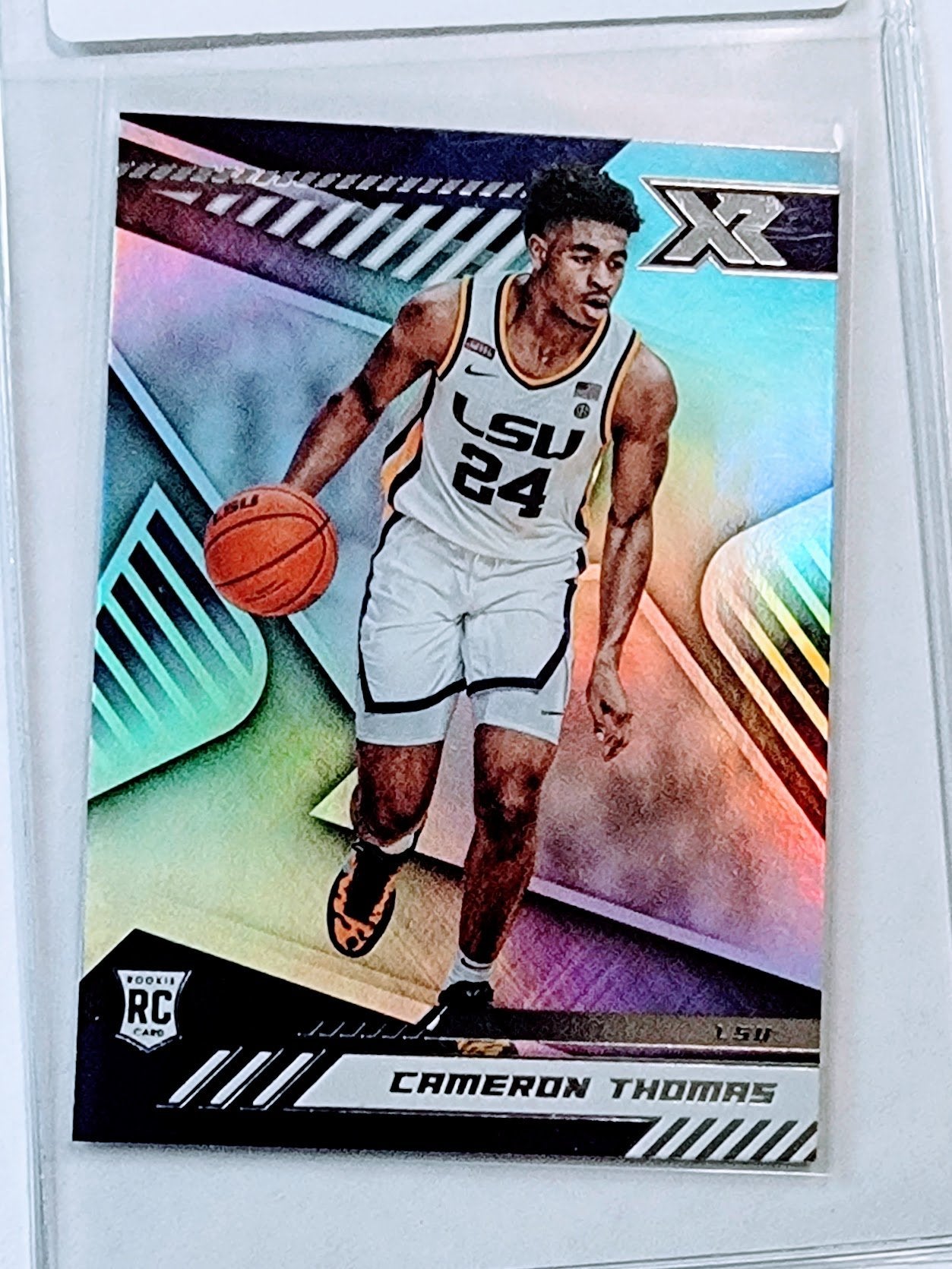 2021 Chronicles Draft Picks Cameron Thomas XR Rookie Refractor Basketball Card AVM1 simple Xclusive Collectibles