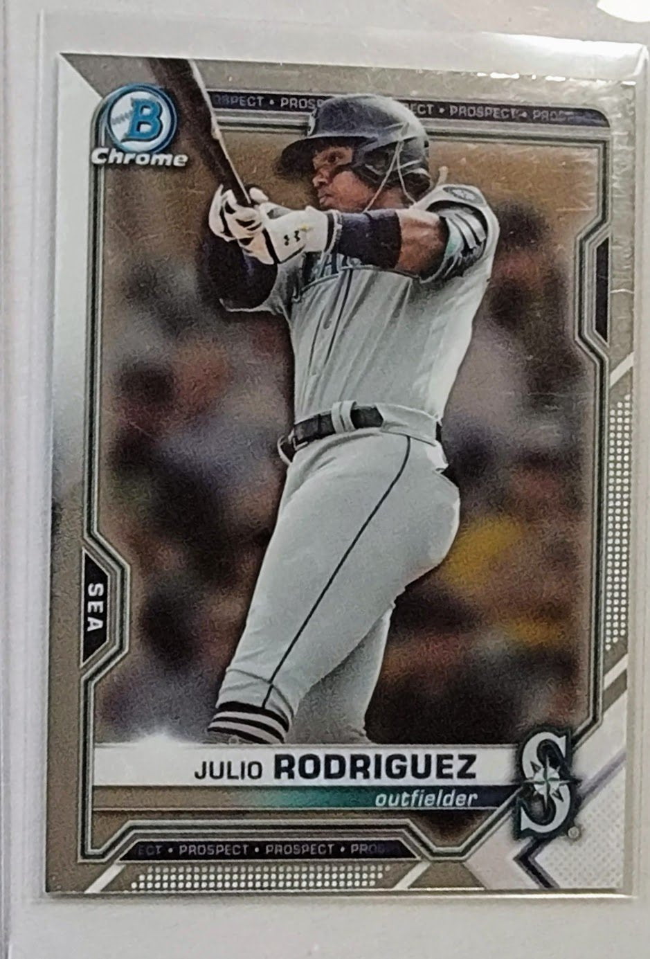 2021 Bowman Chrome Julio Rodriguez Prospect Baseball Card VG AVM1 simple Xclusive Collectibles   