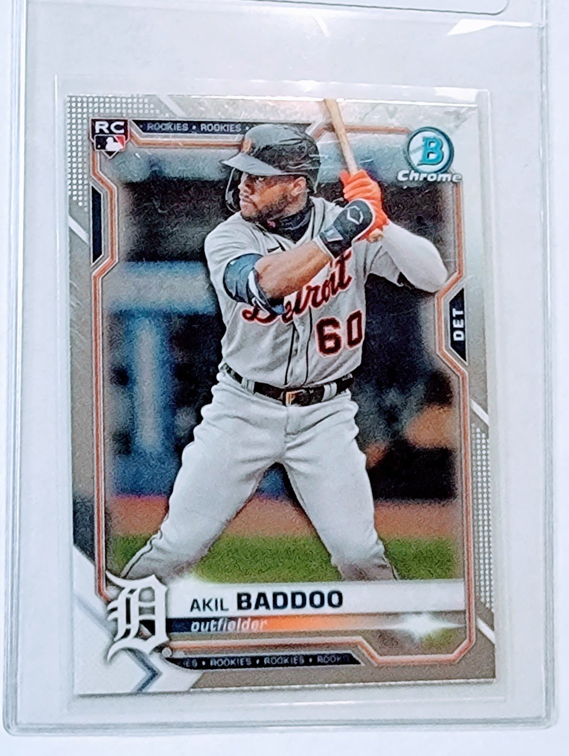 2021 Bowman Chrome Akil Badoo Rookie Baseball Card AVM1 simple Xclusive Collectibles   