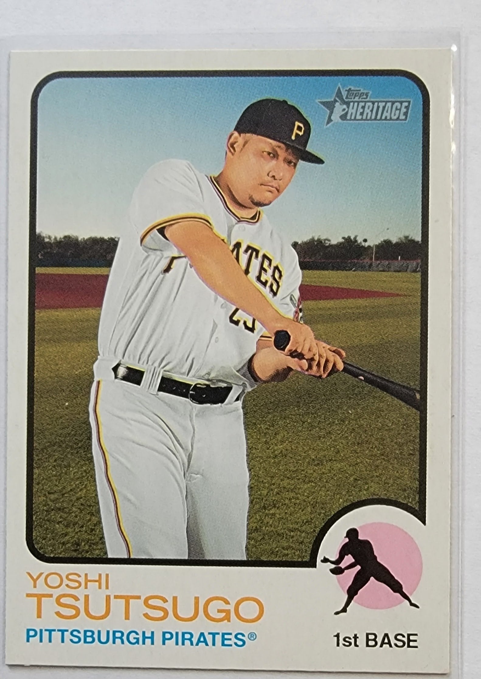 2022 Topps Heritage Yoshi Tsutsugo Baseball Card AVM1 simple Xclusive Collectibles