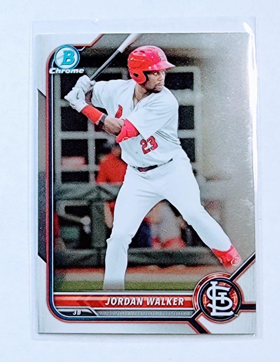 2022 Bowman Chrome Jordan Walker Mega Box Baseball Card AVM1 simple Xclusive Collectibles