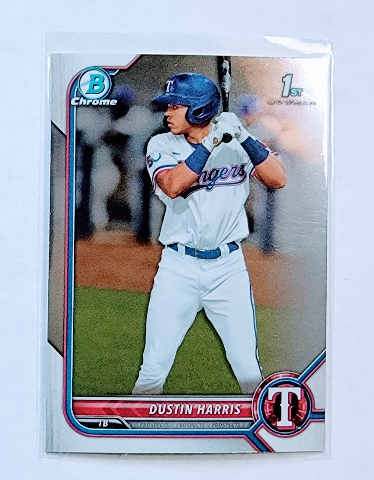 2022 Bowman Chrome Dustin Harris Mega Box 1st on Bowman Baseball Card AVM1 simple Xclusive Collectibles
