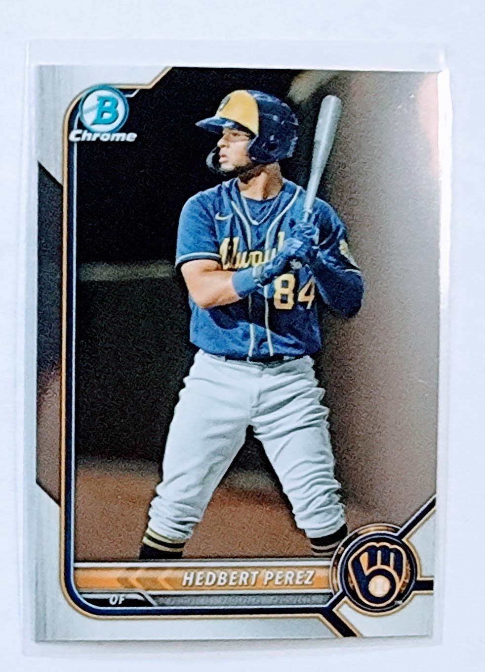 2022 Bowman Chrome Hedbert Perez Mega Box Baseball Card AVM1 simple Xclusive Collectibles