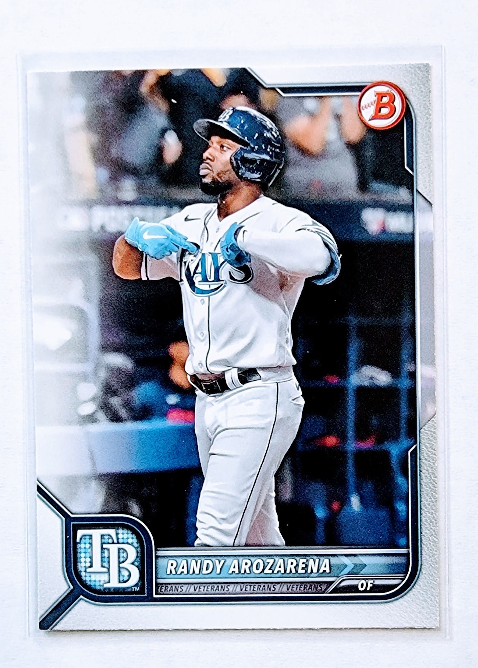 2022 Bowman Randy Arozerena Baseball Card AVM1 simple Xclusive Collectibles