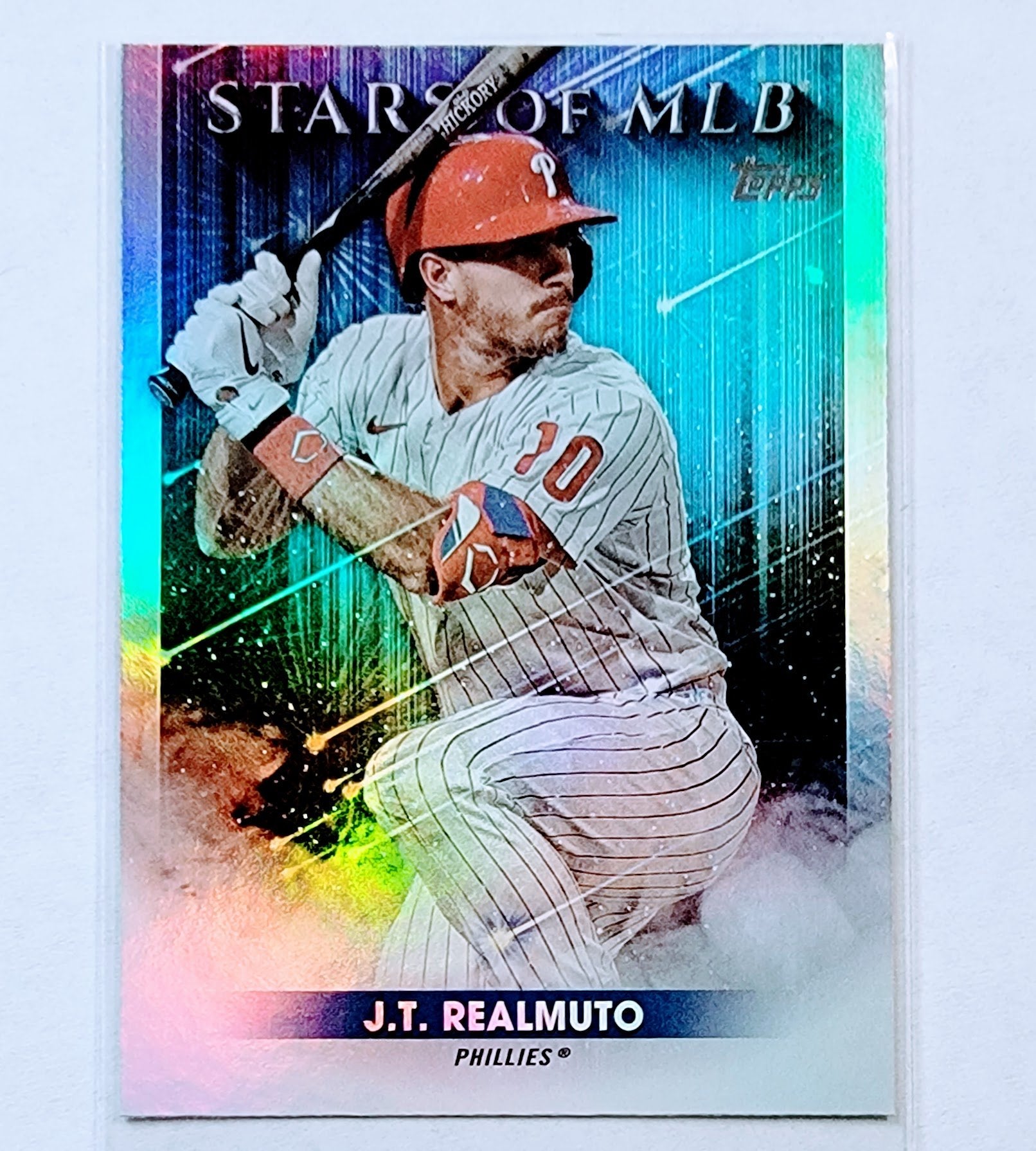 2022 Topps J.T. Realmuto Stars of the MLB Foil Refractor Baseball Card AVM1 simple Xclusive Collectibles