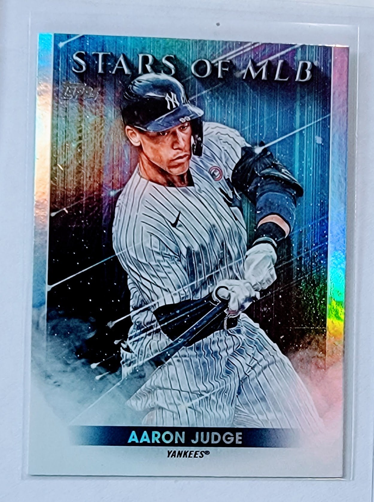 2022 Topps Aaron Judge Stars of the MLB Foil Refractor Baseball Card AVM1 simple Xclusive Collectibles