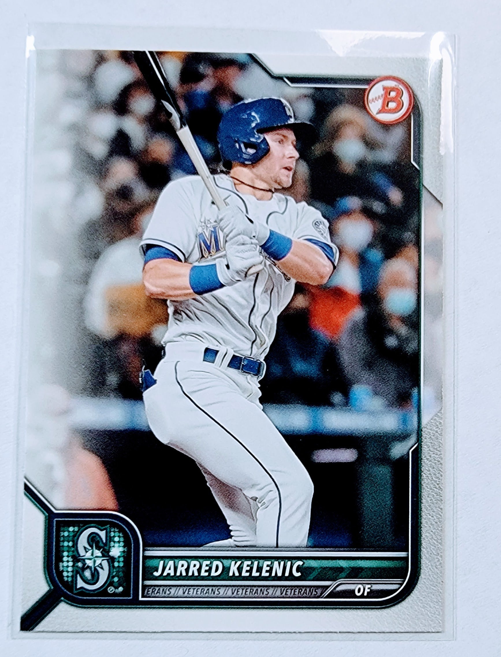 2022 Bowman Jarred Kelenic Baseball Card AVM1 simple Xclusive Collectibles