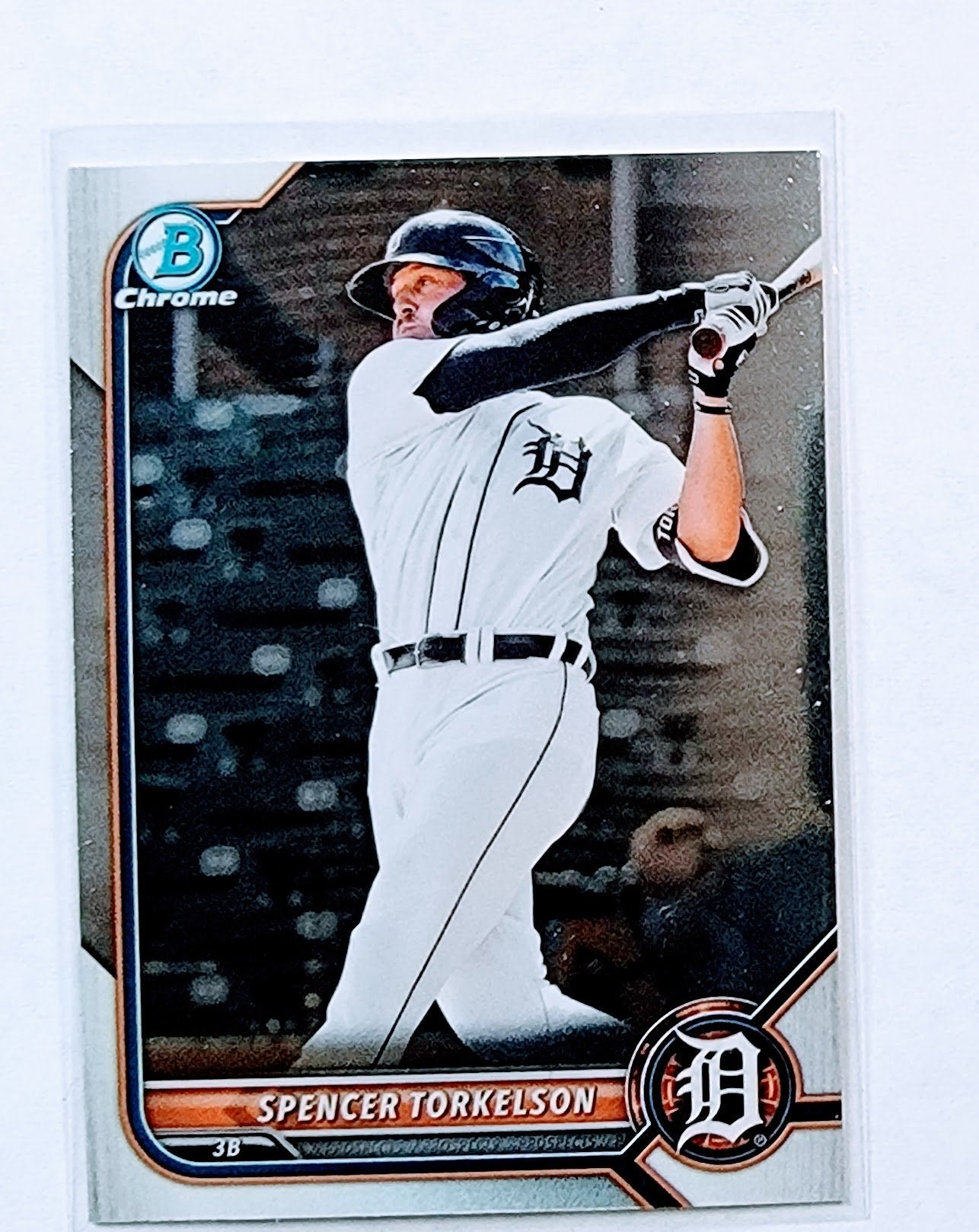 2022 Bowman Chrome Spencer Torkelson Baseball Card AVM1 simple Xclusive Collectibles