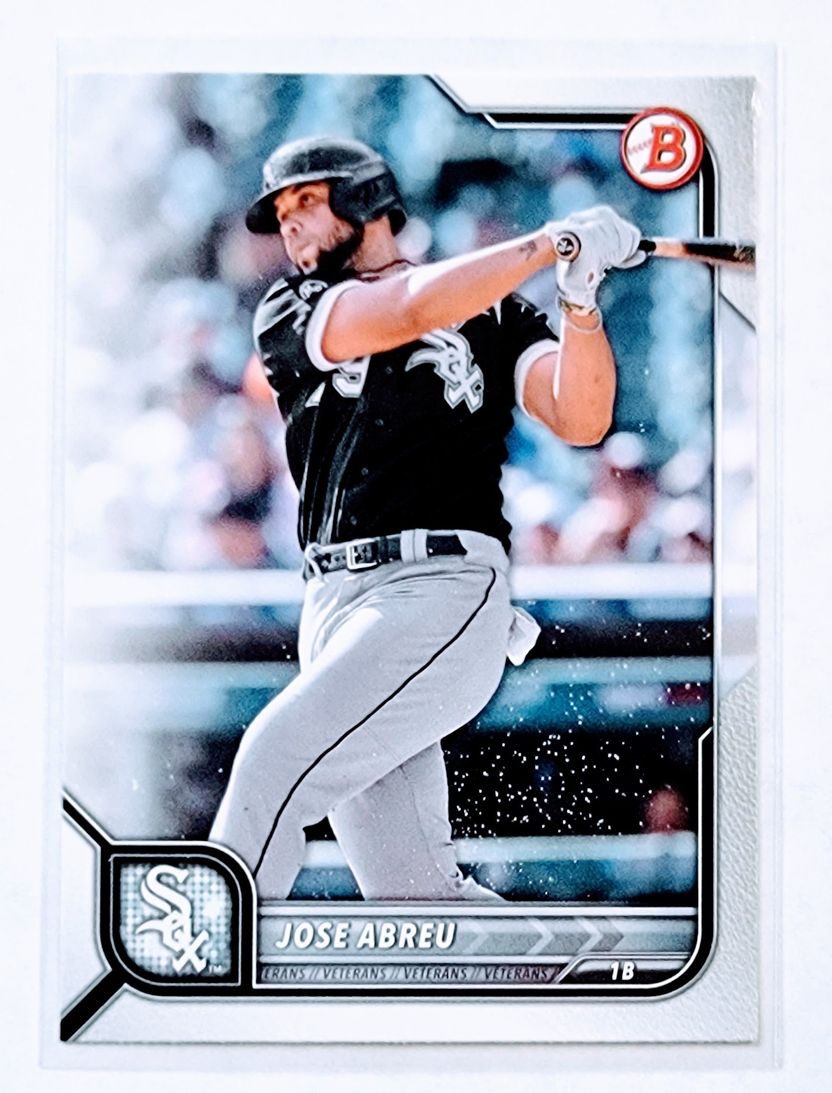 2022 Bowman Jose Abreu Baseball Card AVM1 simple Xclusive Collectibles