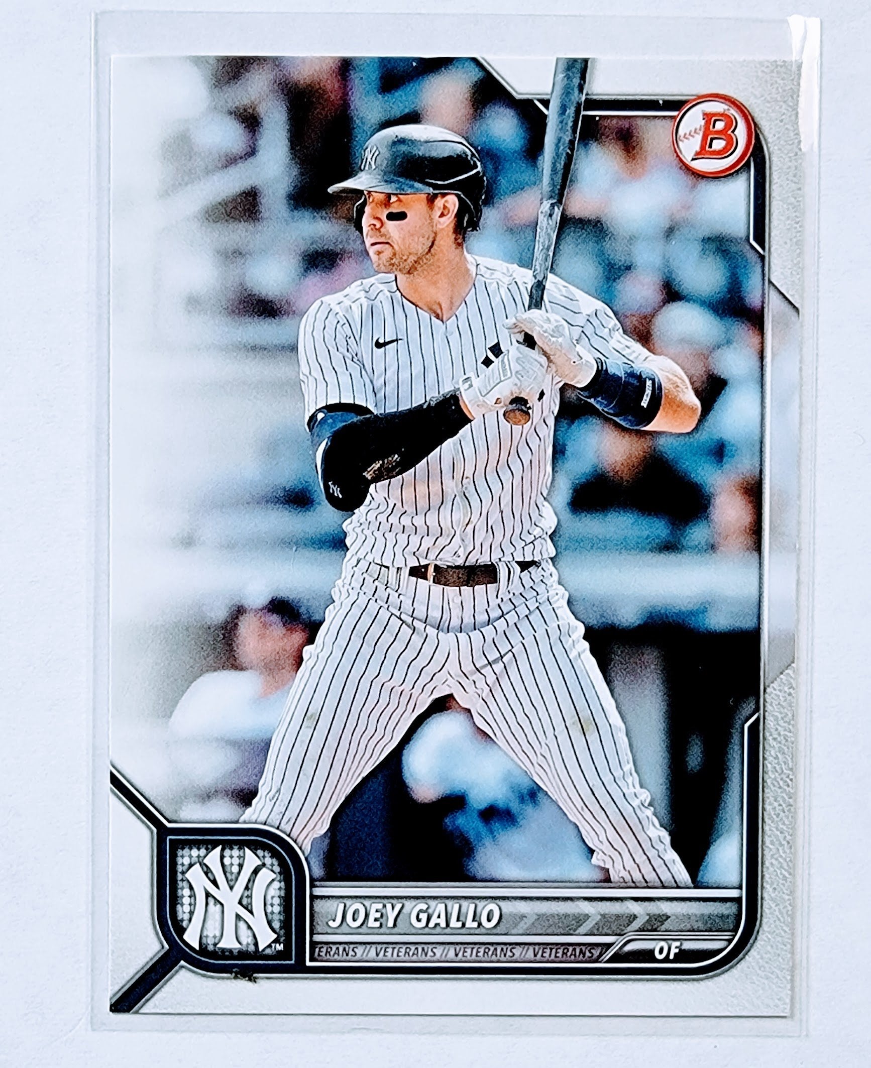 2022 Bowman Joey Gallo Baseball Card AVM1 simple Xclusive Collectibles