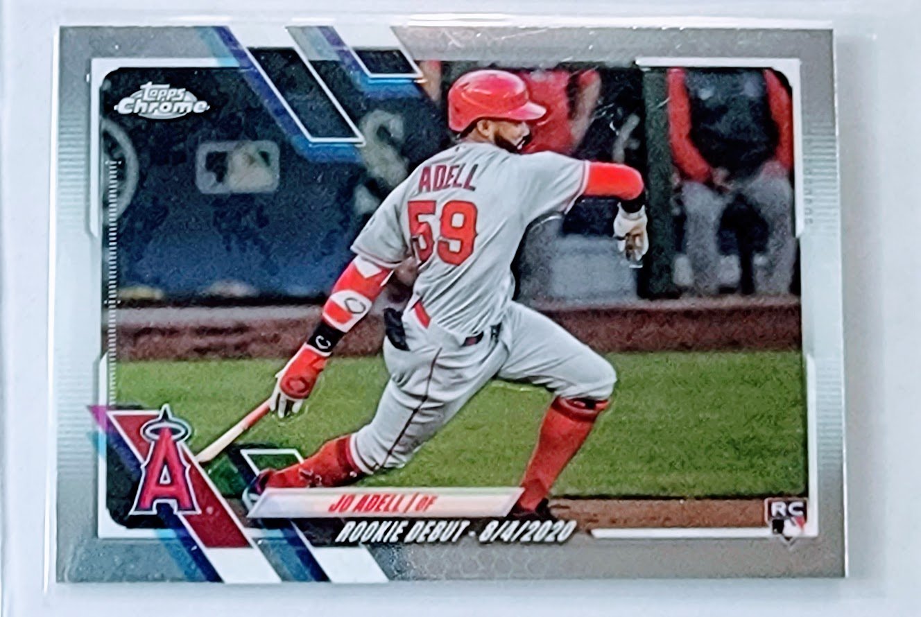 2021 Tipps Chrome Update Joe Adell Rookie Debut Baseball Card AVM1 simple Xclusive Collectibles