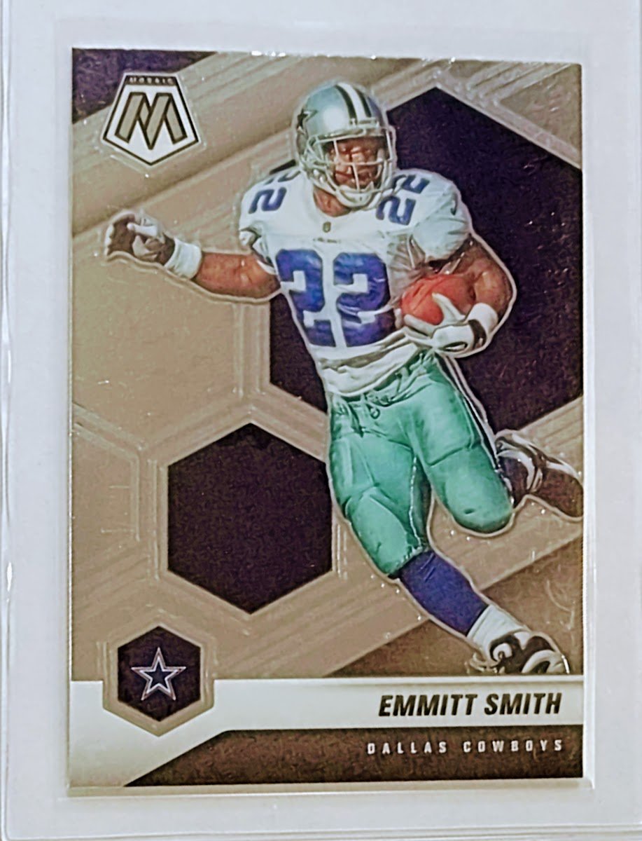2021 Panini Mosaic Emmit Smith Football Card AVM1 simple Xclusive Collectibles