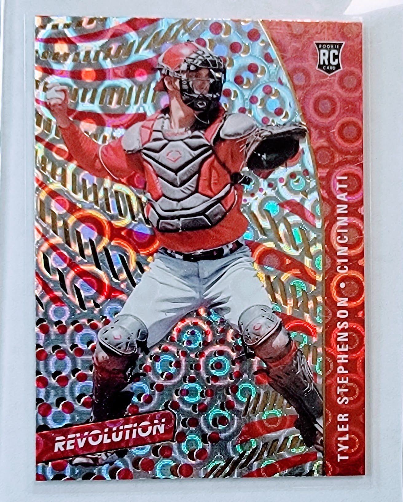 2021 Panini Tyler Stephenson Revolution Refractor Baseball Card AVM1 simple Xclusive Collectibles
