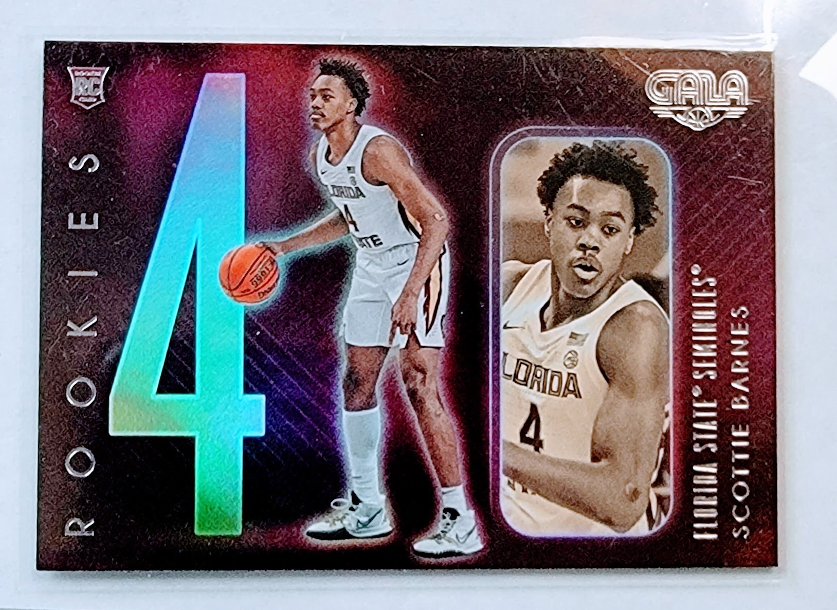 2021 Panini Chronicles Draft Picks Scottie Barnes 40 Rookies Refractor Basketball Card AVM1 simple Xclusive Collectibles