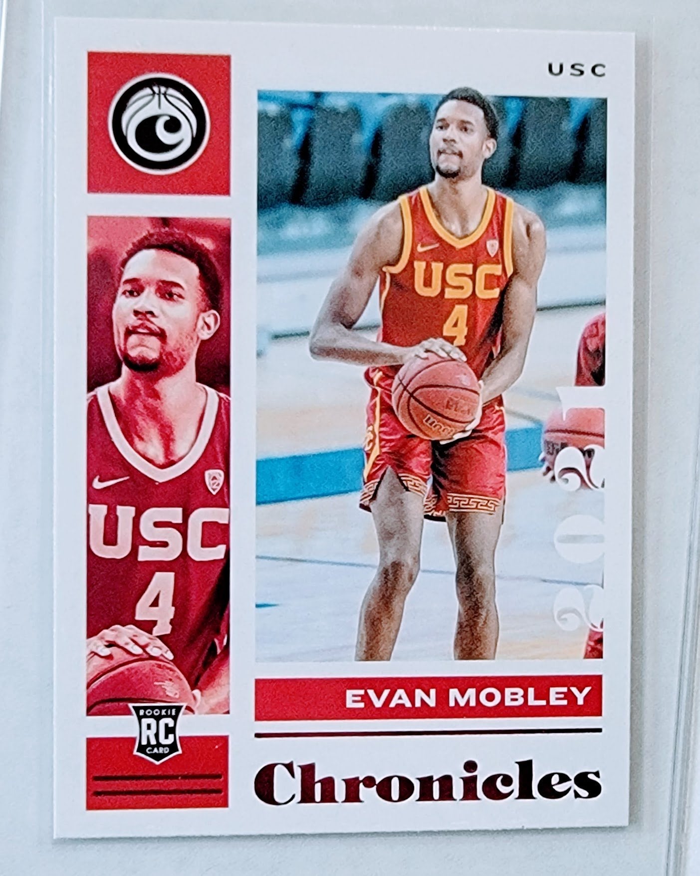 2021 Panini Chronicles Draft Picks Evan Mobley Rookie Basketball Card AVM1 simple Xclusive Collectibles