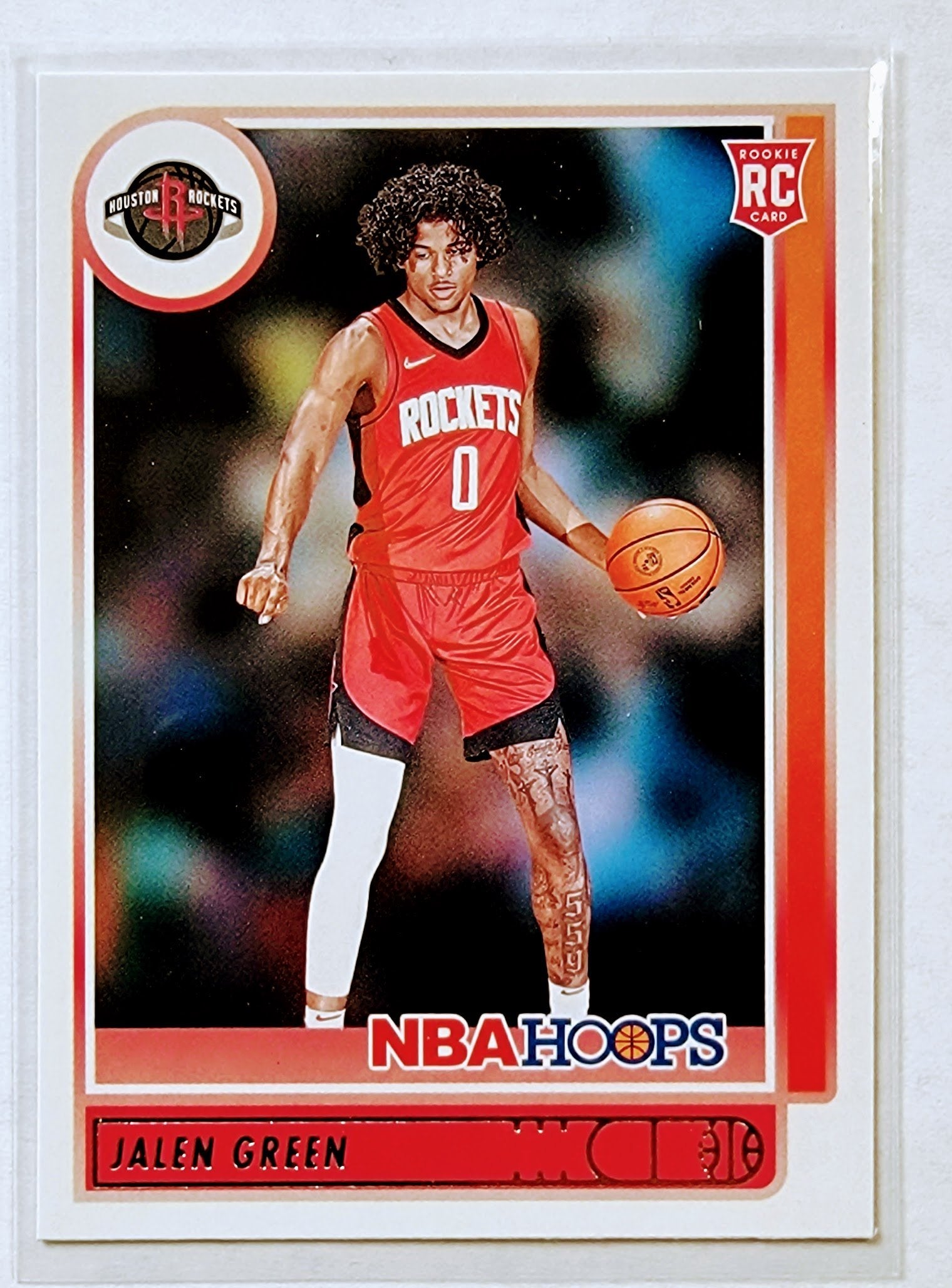 2021-22 Panini NBA Hoops Jalen Green Rookie Basketball Card AVM1 simple Xclusive Collectibles