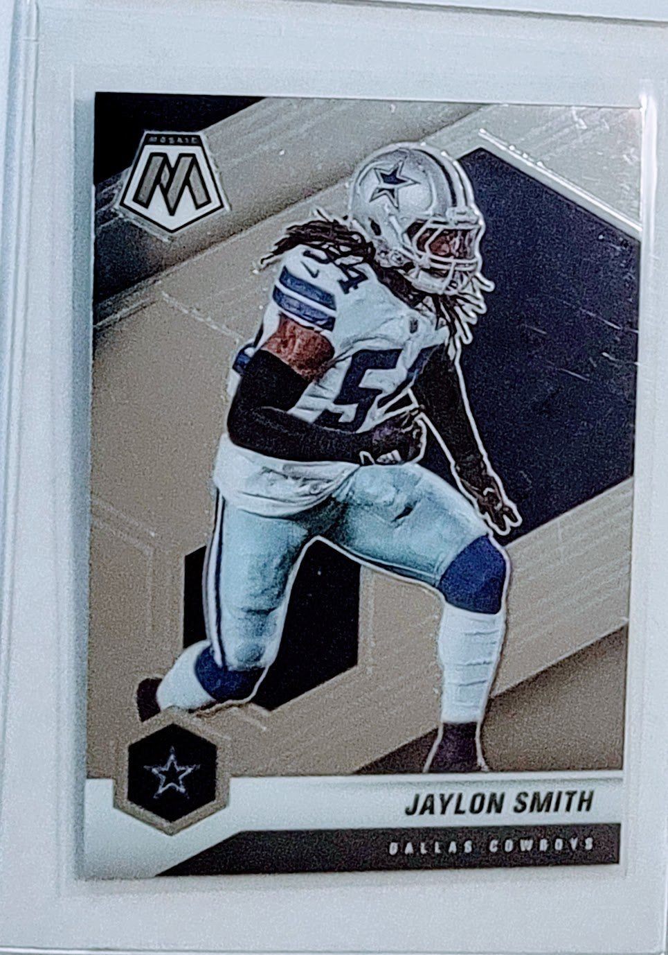 2021 Panini Mosaic Jaylon Smith Football Card AVM1 simple Xclusive Collectibles
