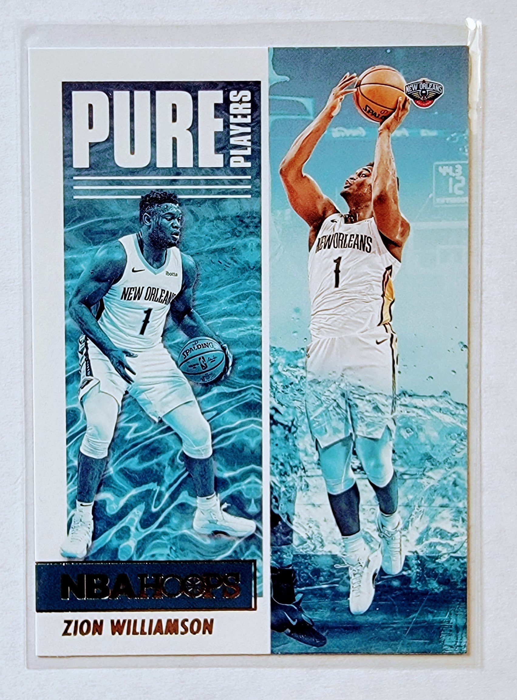 2021-22 Panini NBA Hoops Zion Williamson Pure Players Insert Basketball Card AVM1 simple Xclusive Collectibles