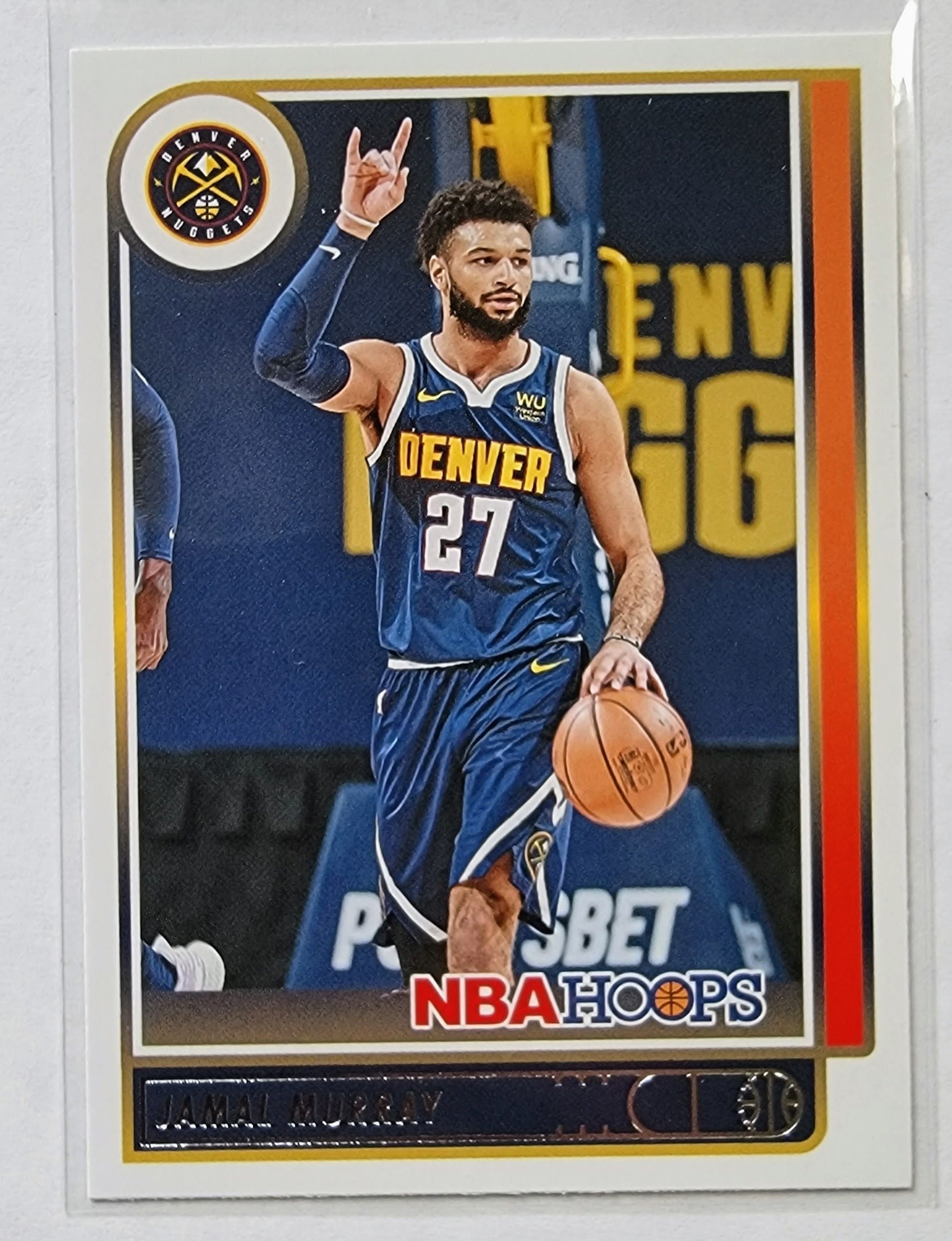 2021-22 Panini NBA Hoops Jamal Murray Basketball Card AVM1 simple Xclusive Collectibles   