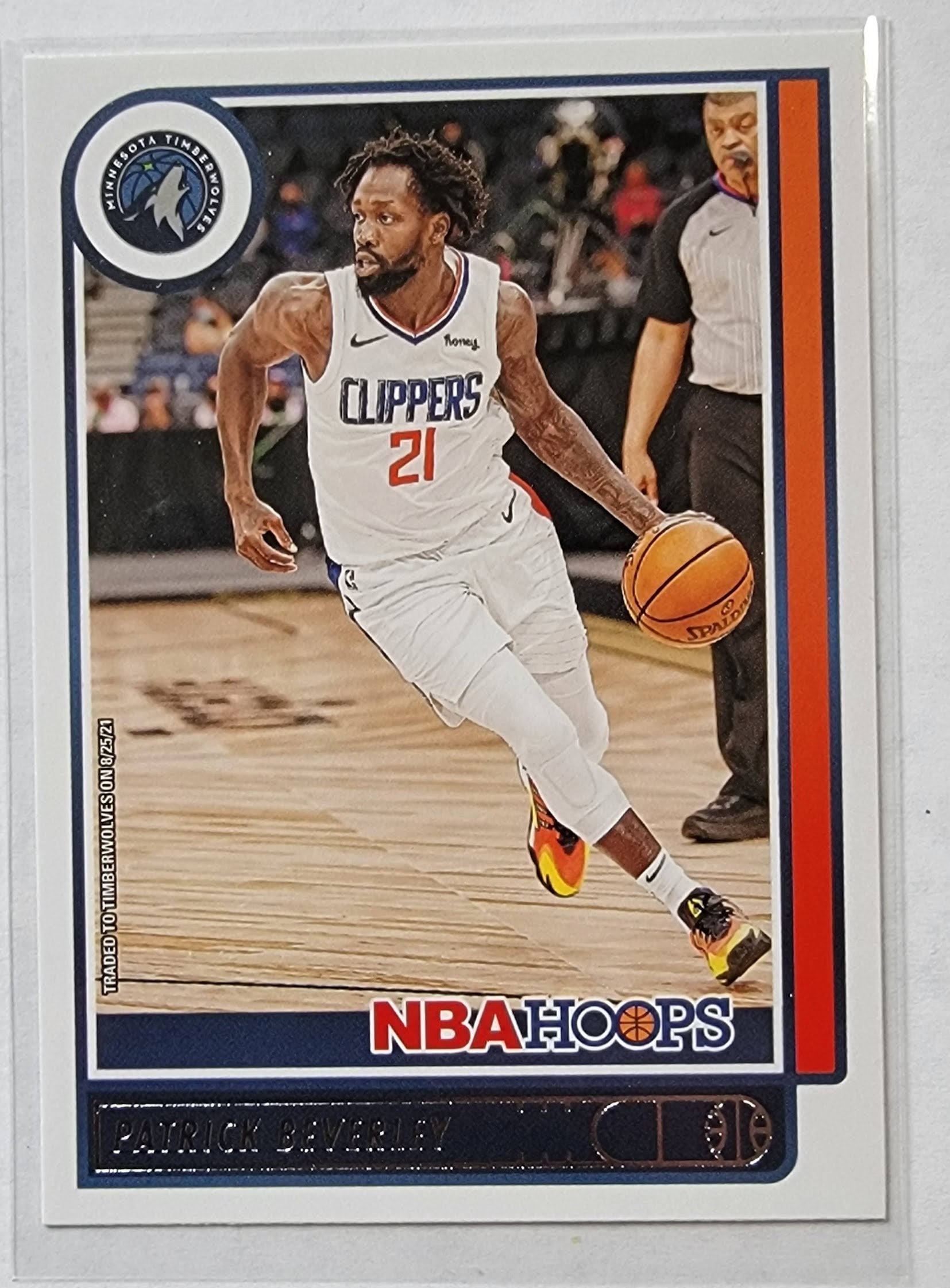 2021-22 Panini NBA Hoops Patrick Beverly Basketball Card AVM1 simple Xclusive Collectibles