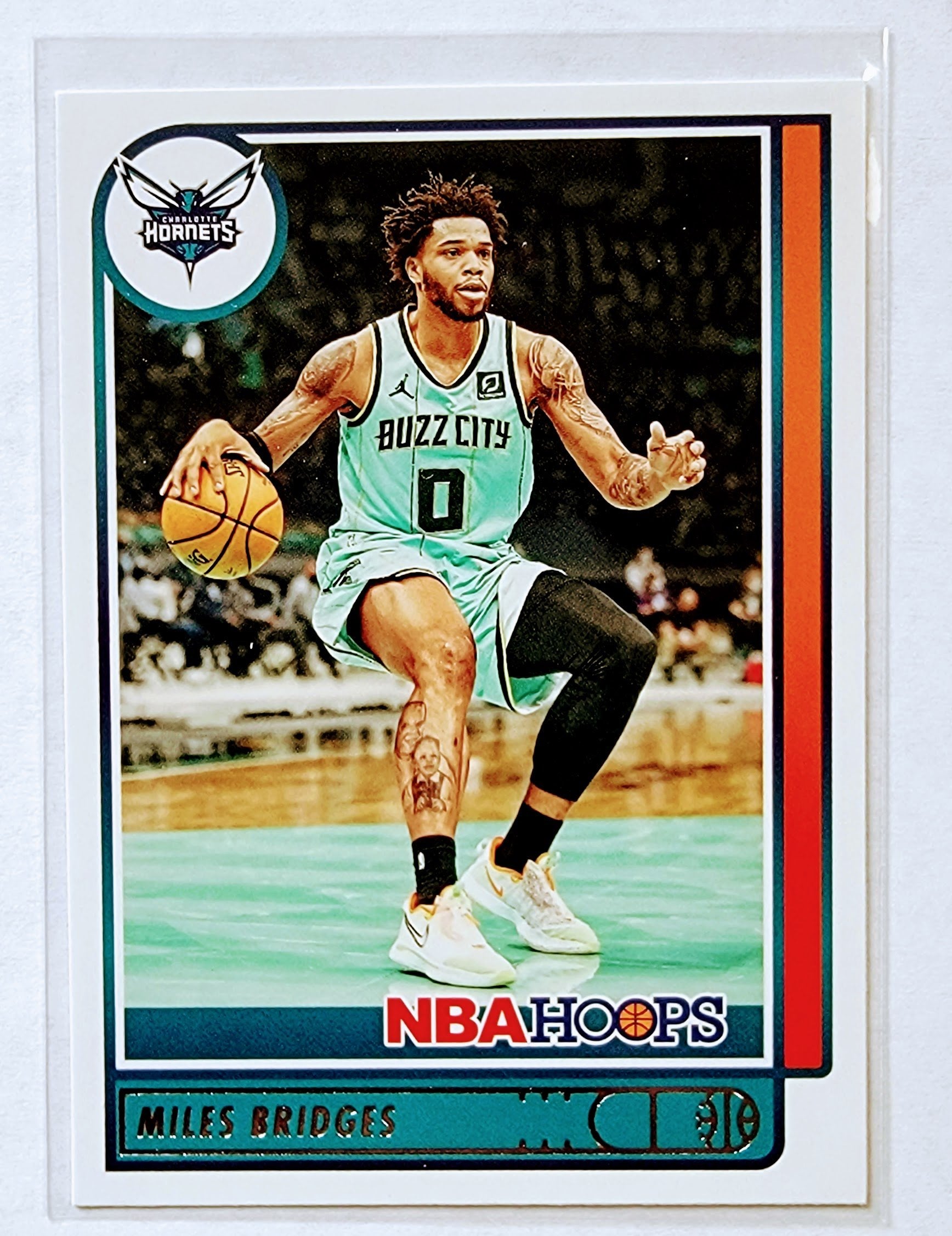 2021-22 Panini NBA Hoops Miles Bridges Basketball Card AVM1 simple Xclusive Collectibles