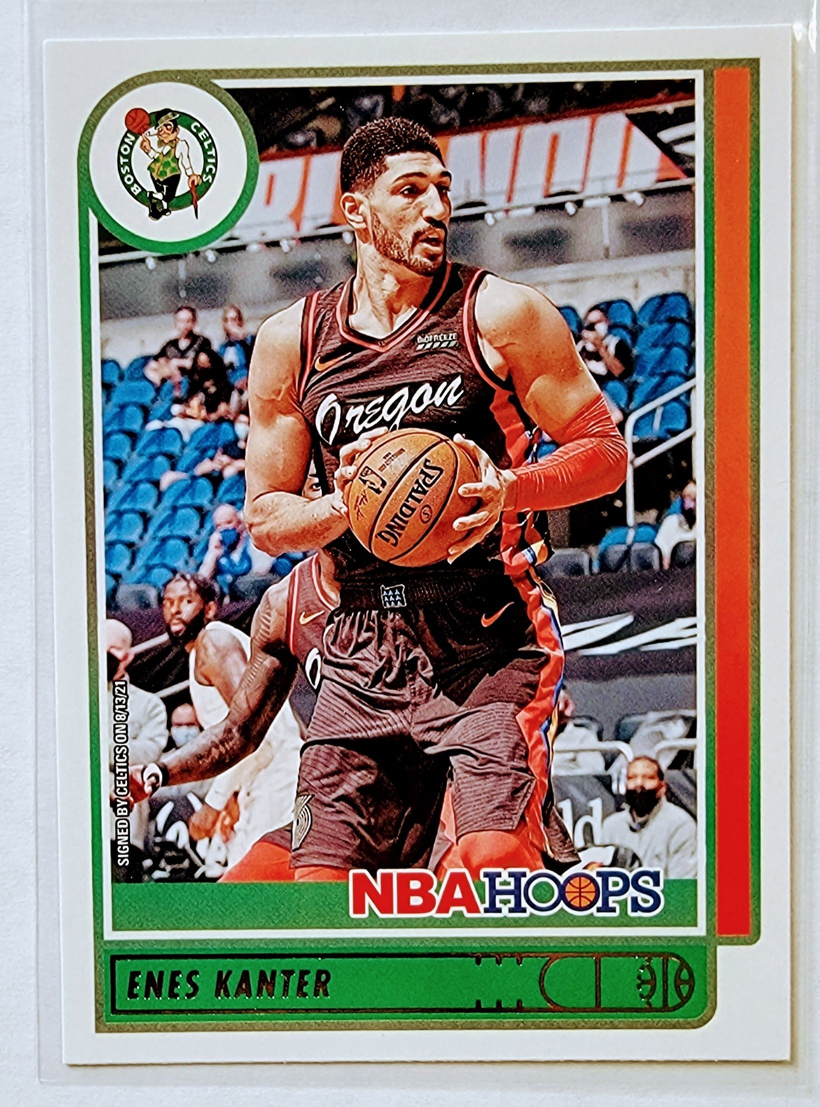 2021-22 Panini NBA Hoops Enes Kanter Basketball Card AVM1 simple Xclusive Collectibles