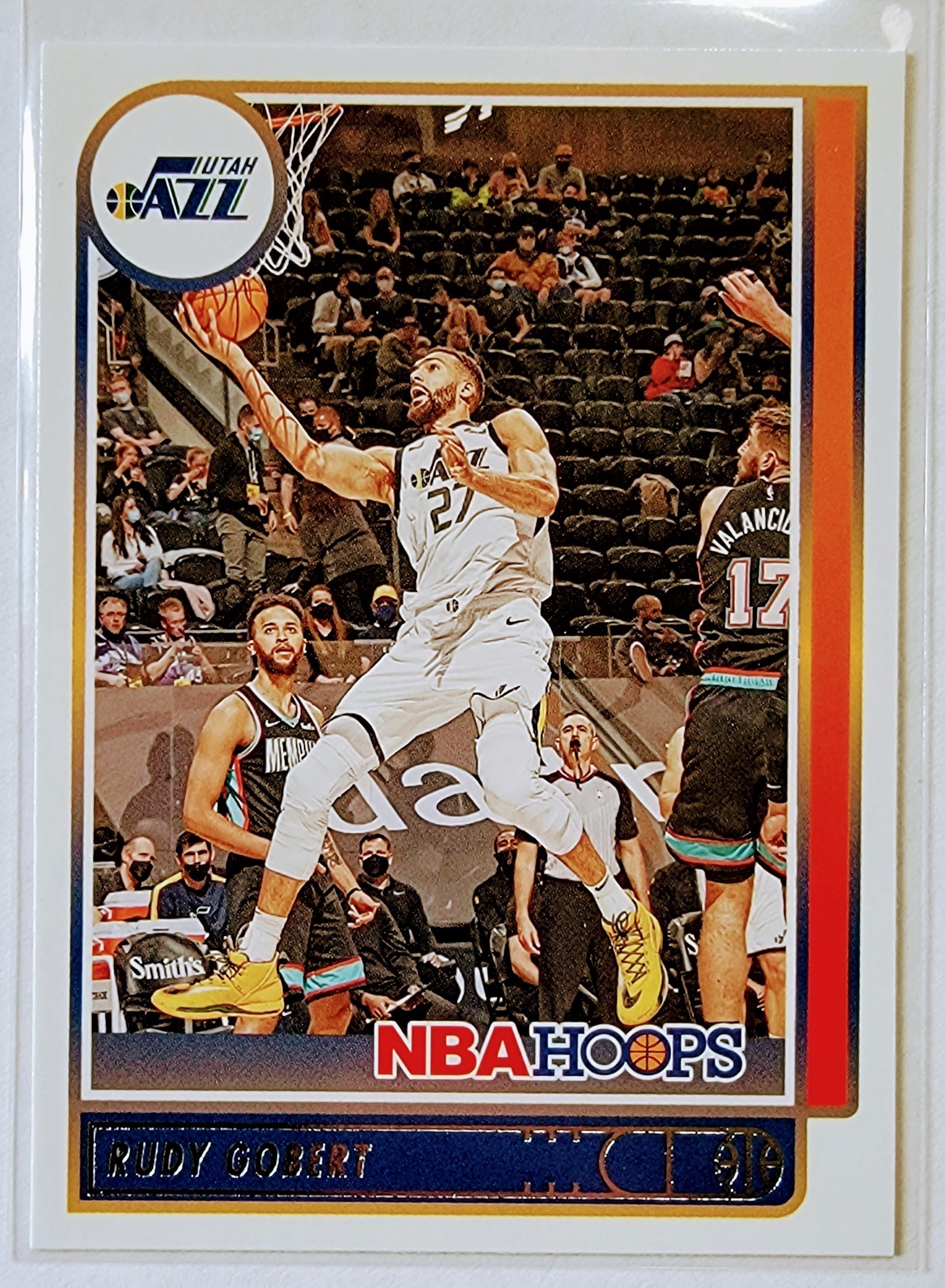 2021-22 Panini NBA Hoops Rudy Gobert Basketball Card AVM1 simple Xclusive Collectibles