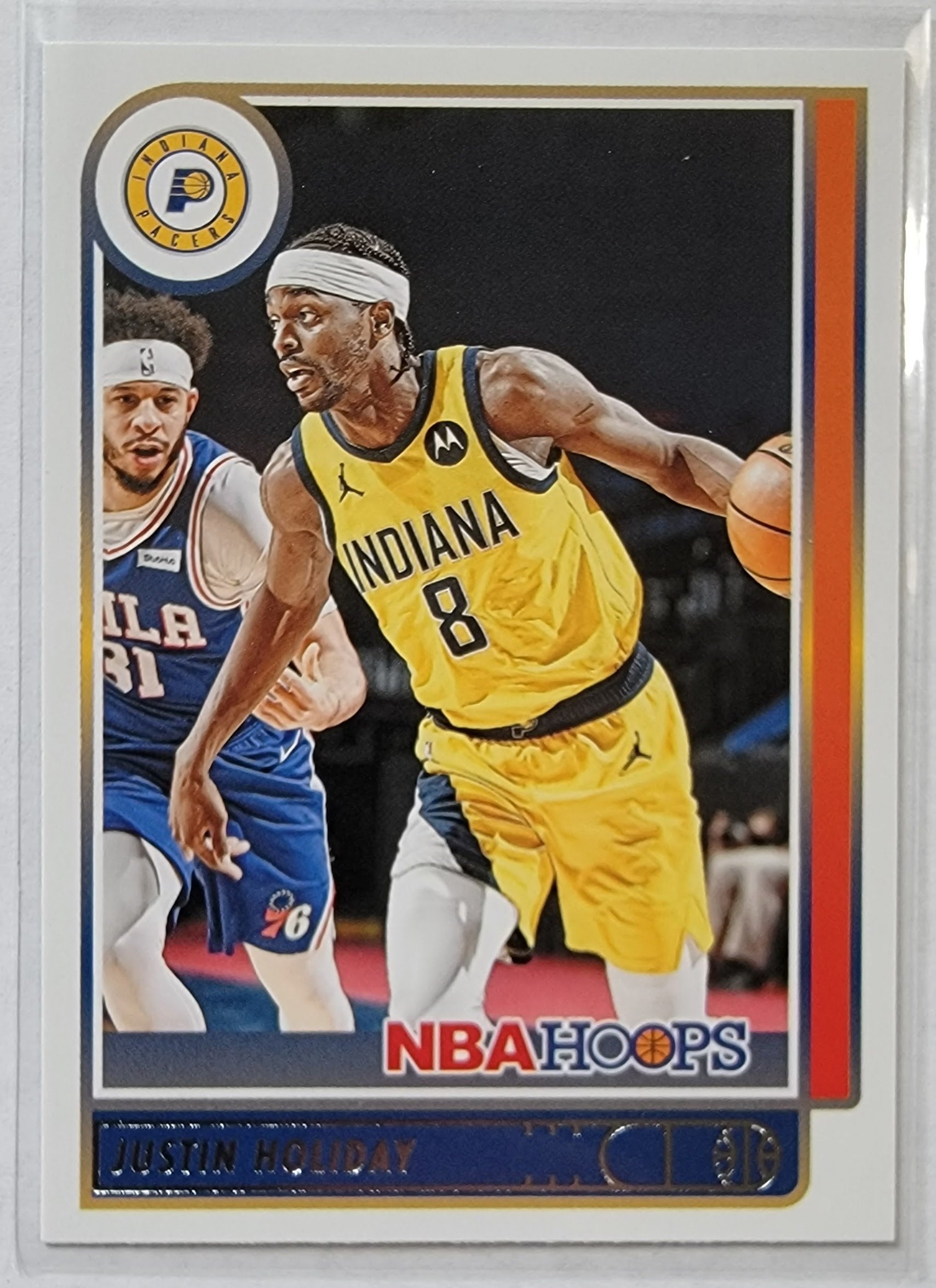 2021-22 Panini NBA Hoops Justin Holiday Basketball Card AVM1 simple Xclusive Collectibles