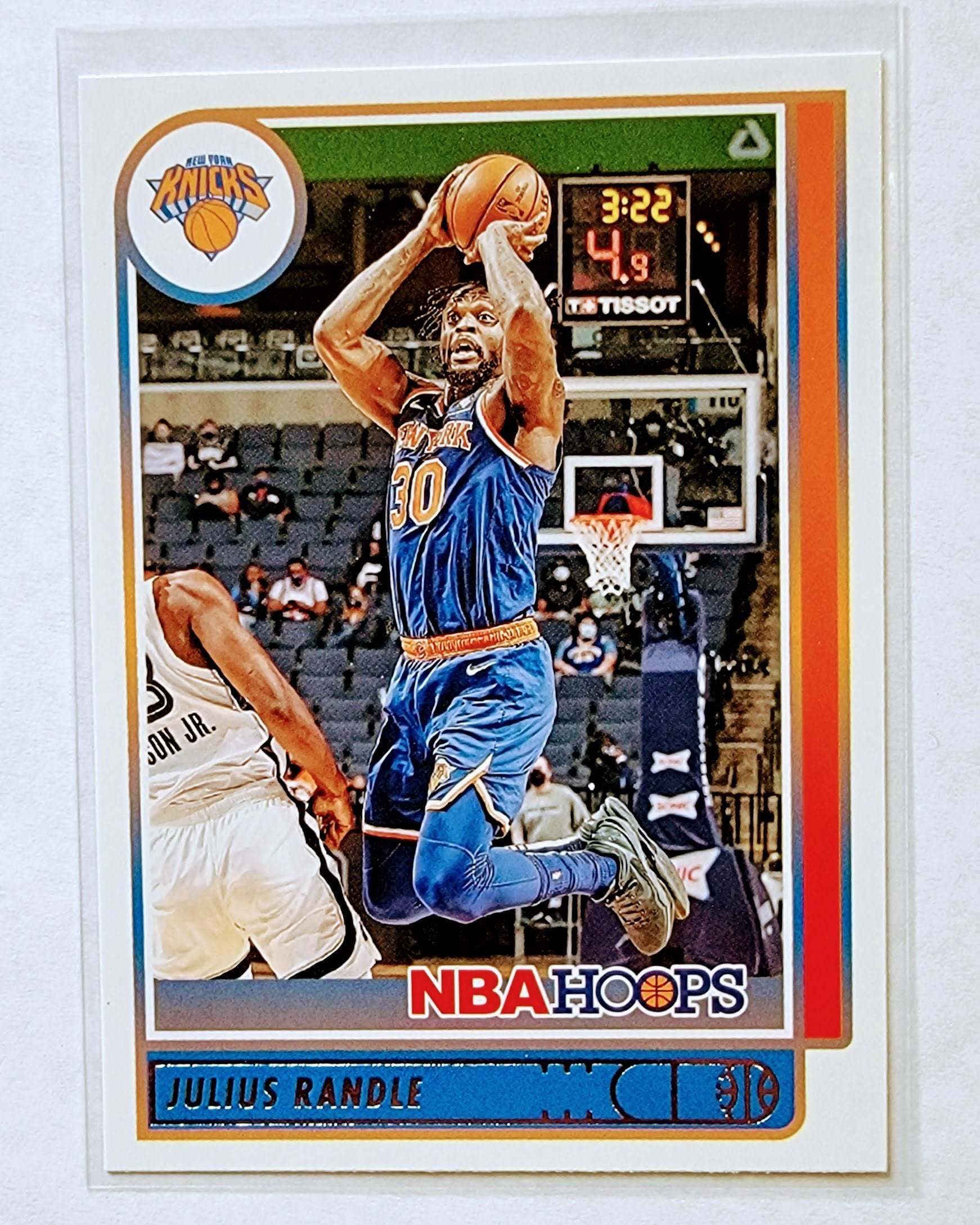2021-22 Panini NBA Hoops Julius Randle Basketball Card AVM1 simple Xclusive Collectibles