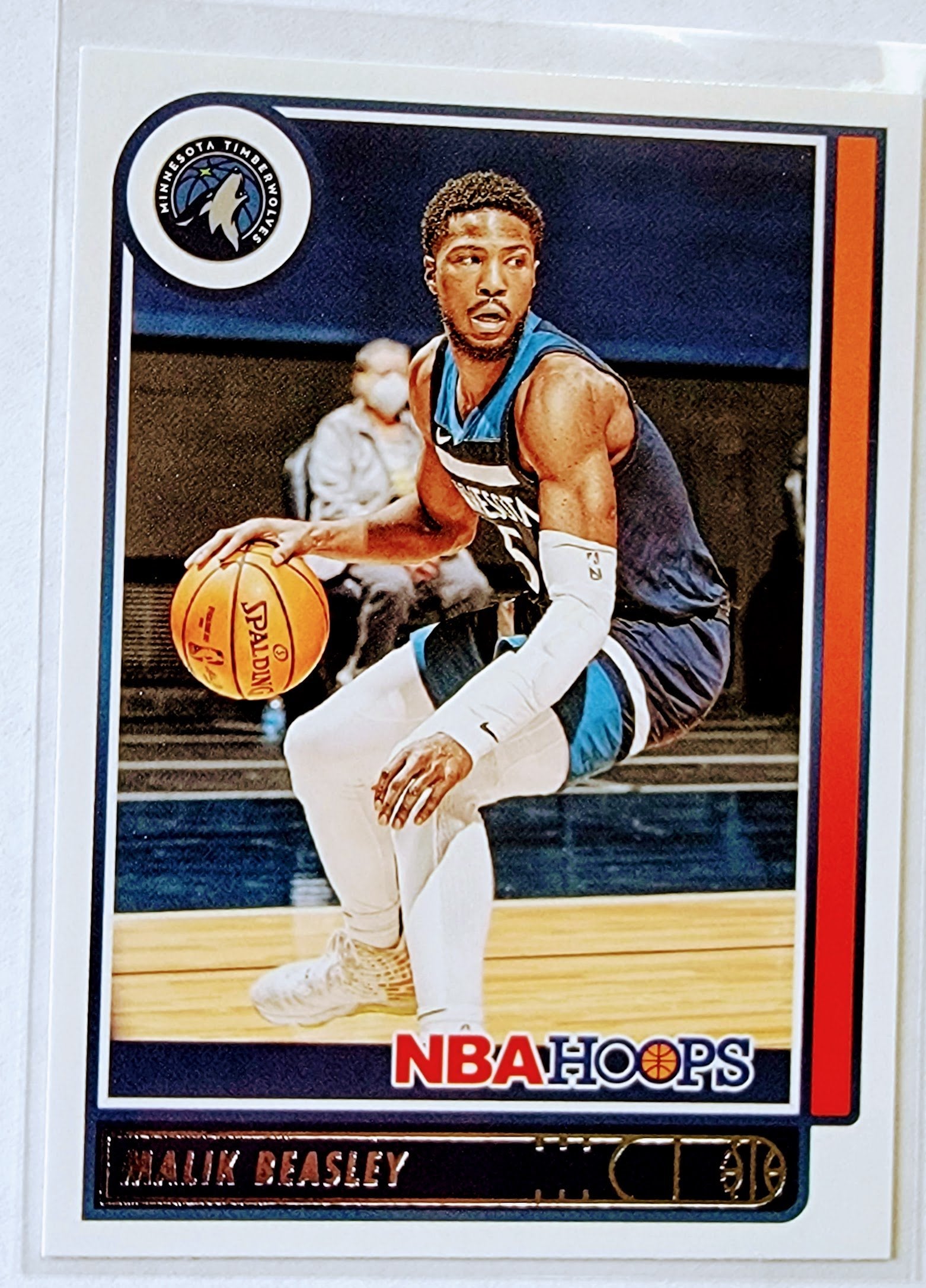 2021-22 Panini NBA Hoops Malik Beasley Basketball Card AVM1 simple Xclusive Collectibles   