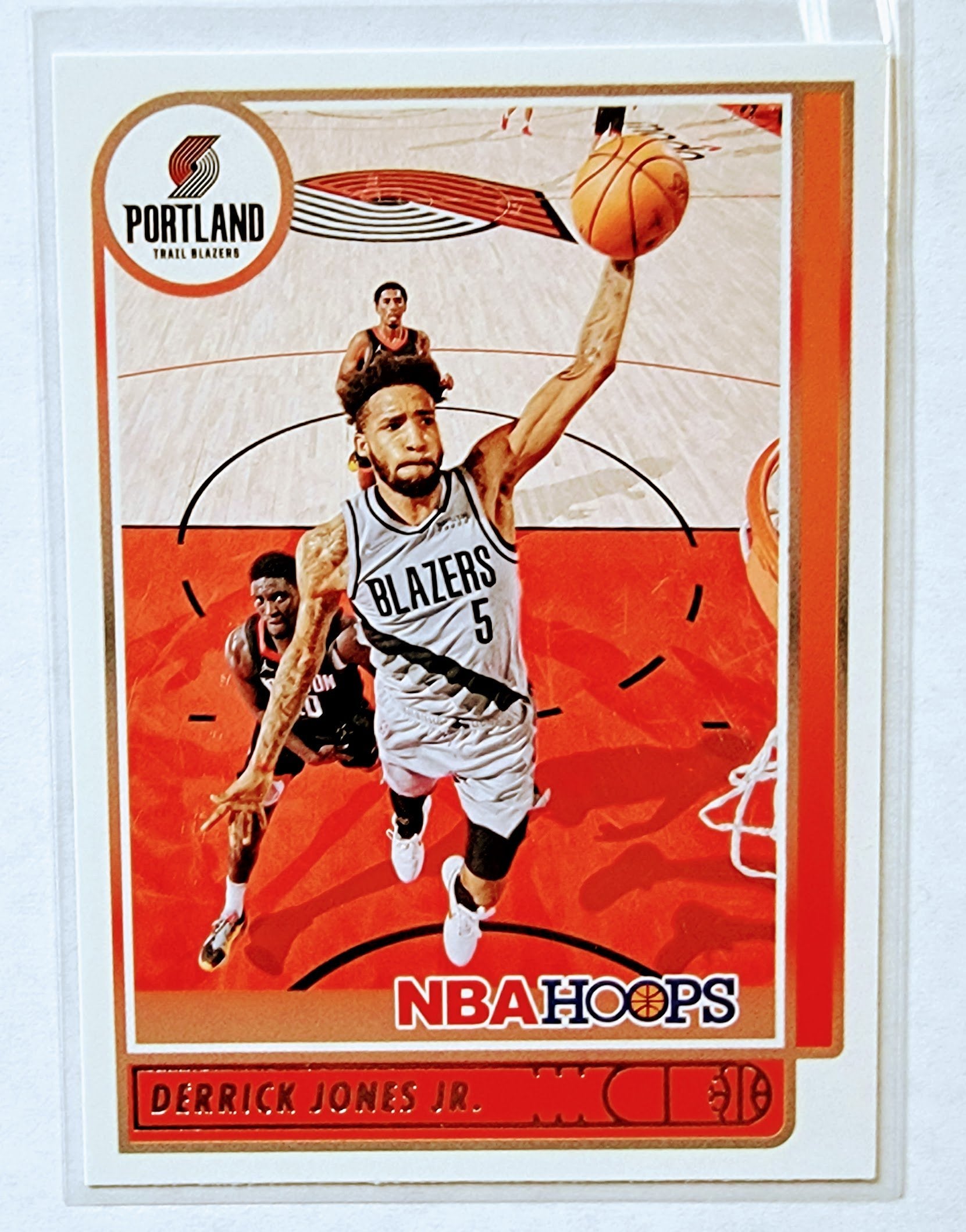 2021-22 Panini NBA Hoops Derrick Jones Jr Basketball Card AVM1 simple Xclusive Collectibles   
