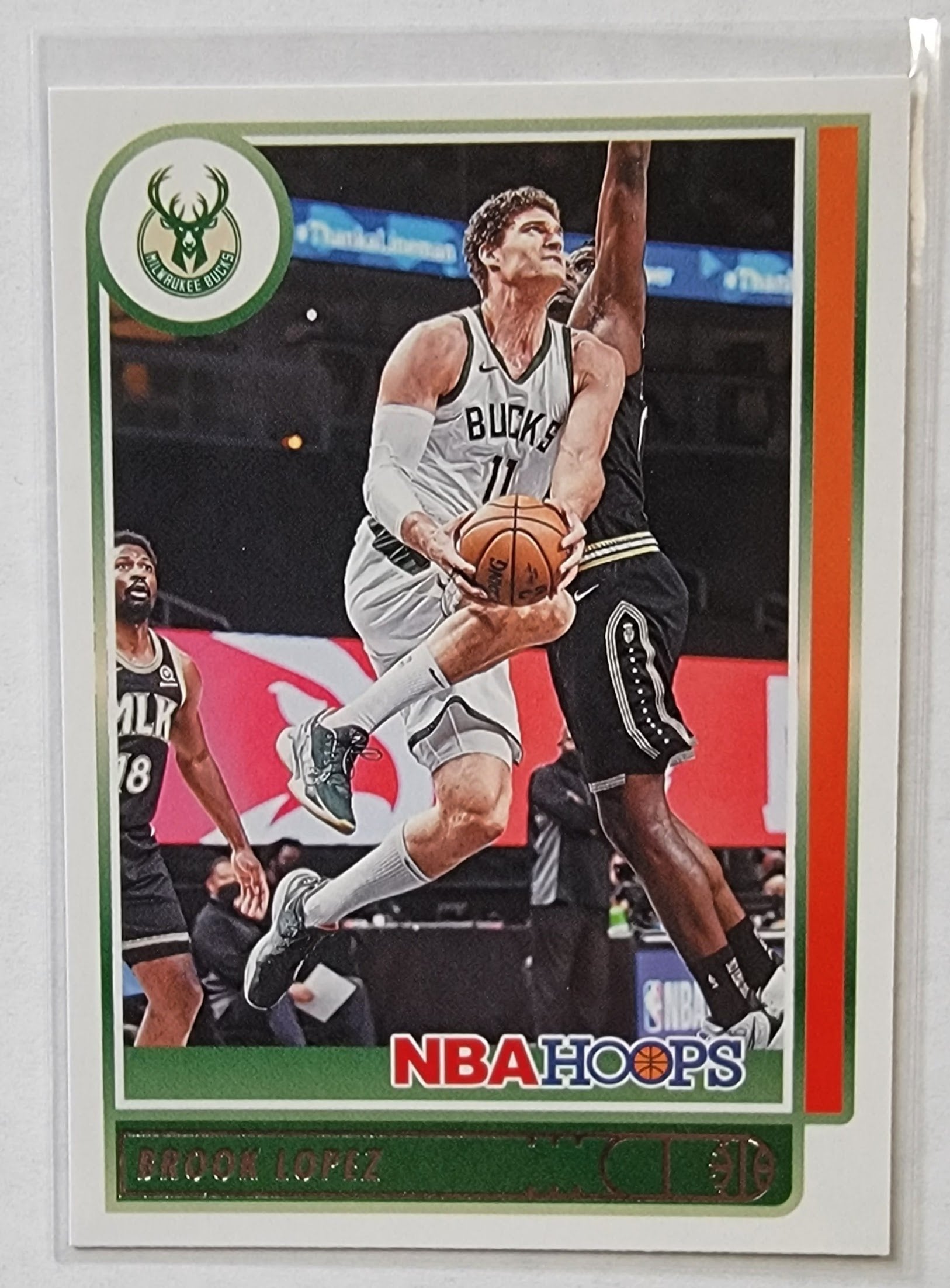 2021-22 Panini NBA Hoops Brook Lopez Basketball Card AVM1 simple Xclusive Collectibles