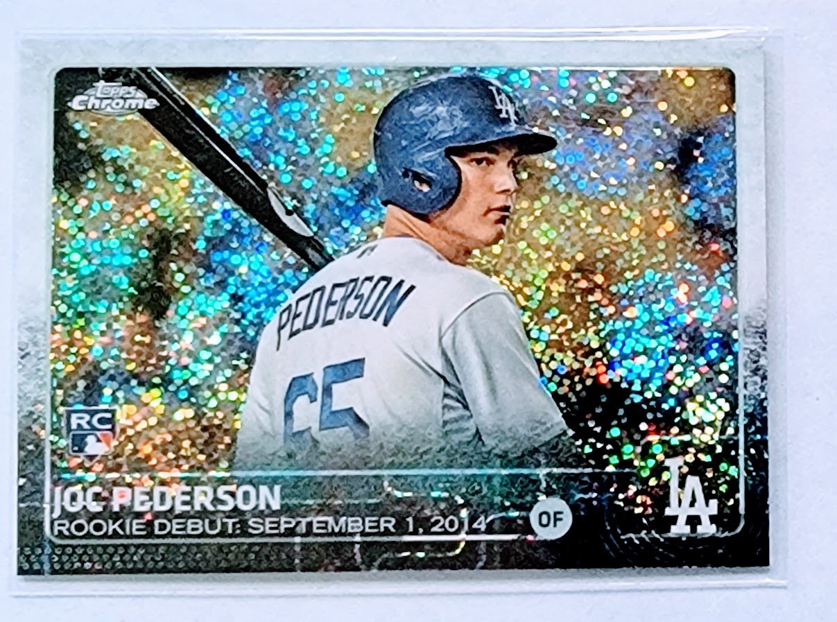 2015 Topps Chrome Update Joc Pederson Sparkle Rookie Baseball Card TPTV simple Xclusive Collectibles