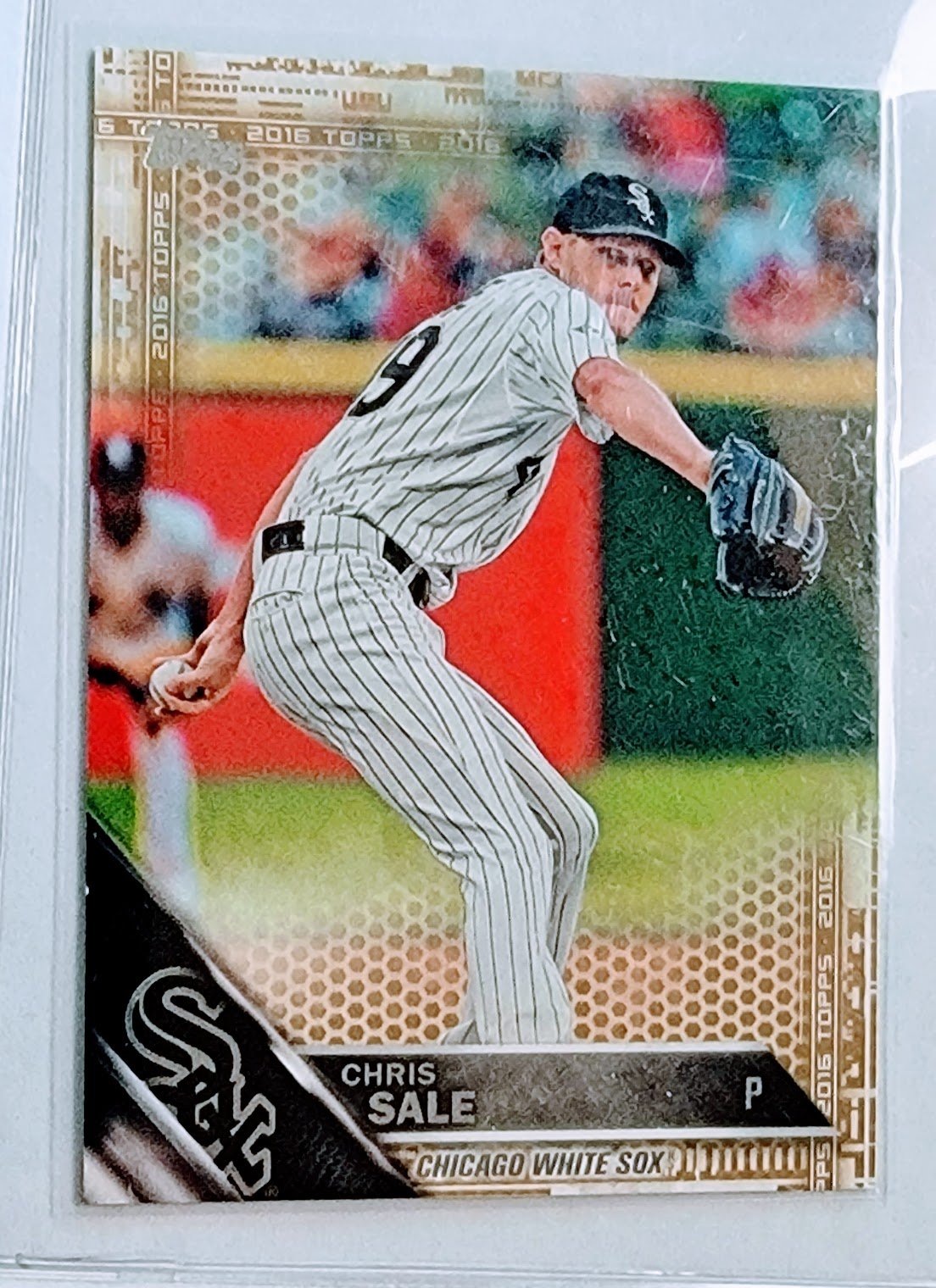 2016 Topps Chris Sale Gold #'d/2016 Insert Baseball Card TPTV simple Xclusive Collectibles