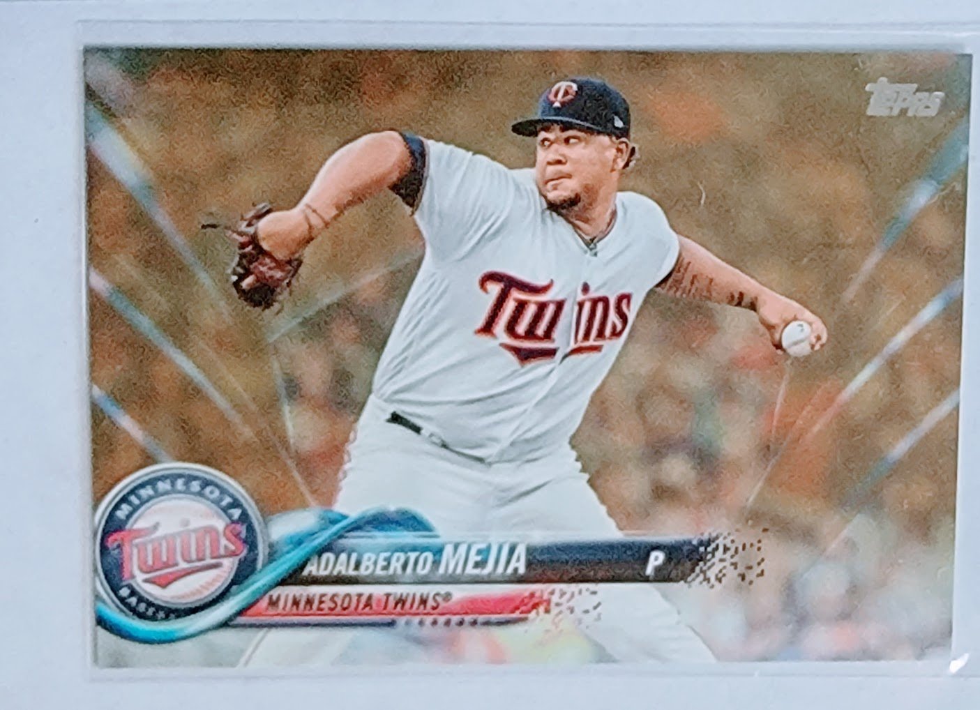 2018 Topps Adalberto Mejia Gold #'d/2018 Insert Baseball Card TPTV simple Xclusive Collectibles