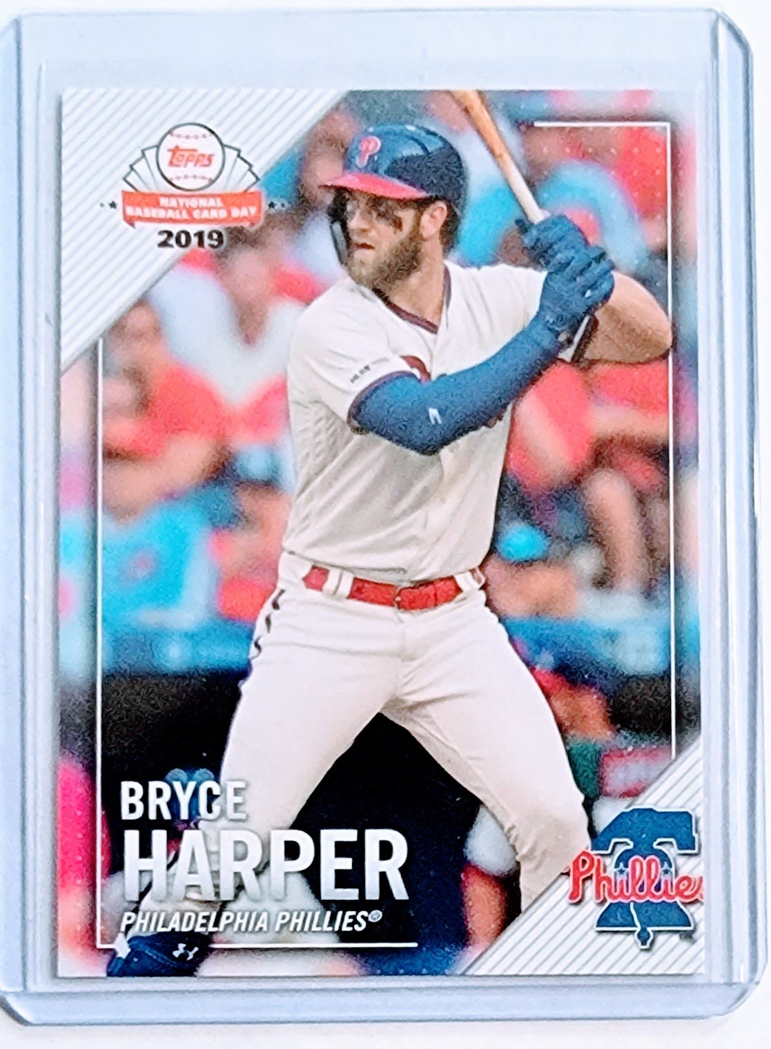 2019 Topps Bryce Harper National Baseball Card Day Baseball Card TPTV simple Xclusive Collectibles