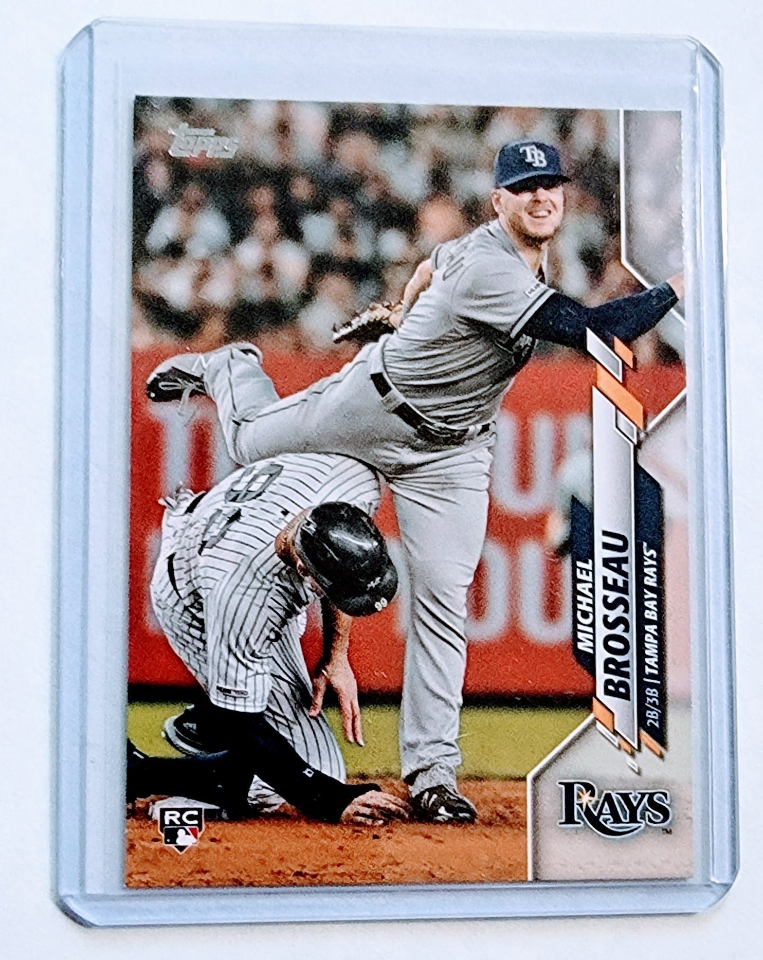 2020 Topps Michael Brosseau Rookie Baseball Card TPTV simple Xclusive Collectibles