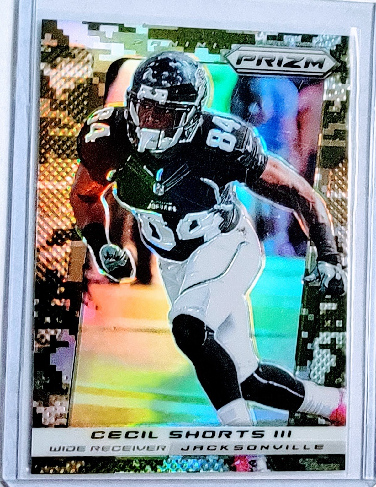2013 Panini Prizm Cecil Shorts III Camo Refractor Football Card TPTV simple Xclusive Collectibles