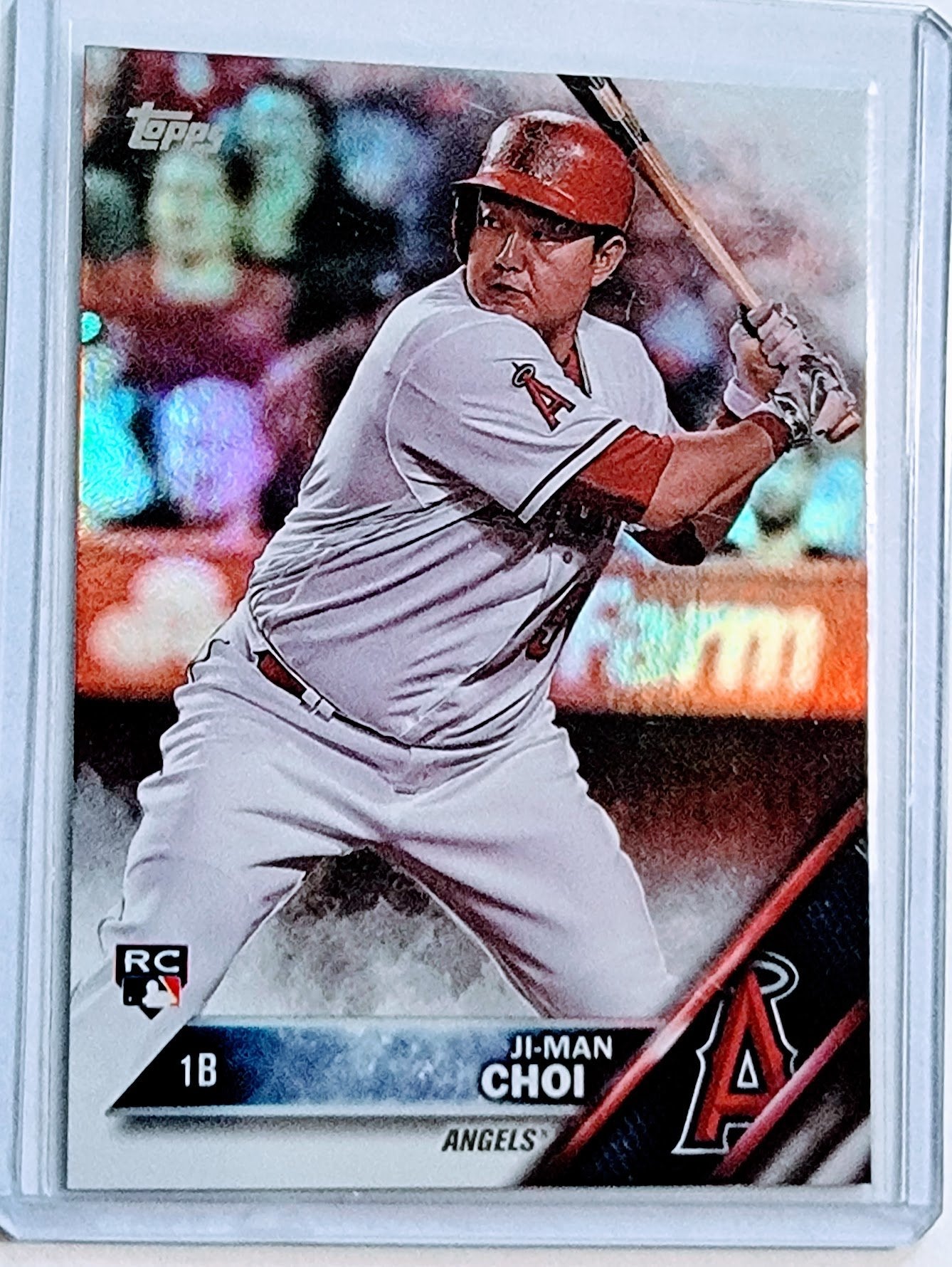 2016 Topps Ji-man Choi Rookie Foil Refractor Rookie Baseball Card TPTV simple Xclusive Collectibles
