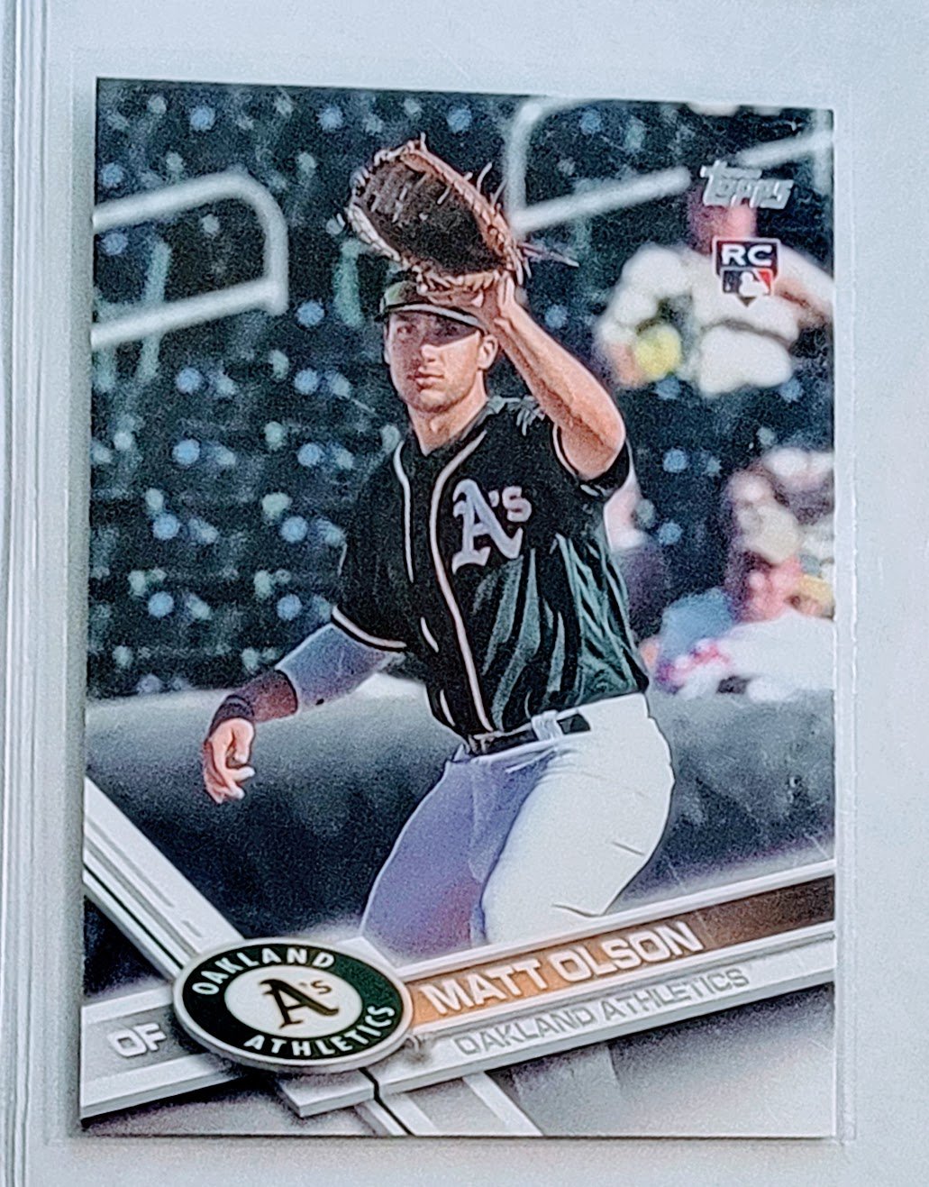 2017 Topps Matt Olson Rookie Baseball Card TPTV simple Xclusive Collectibles