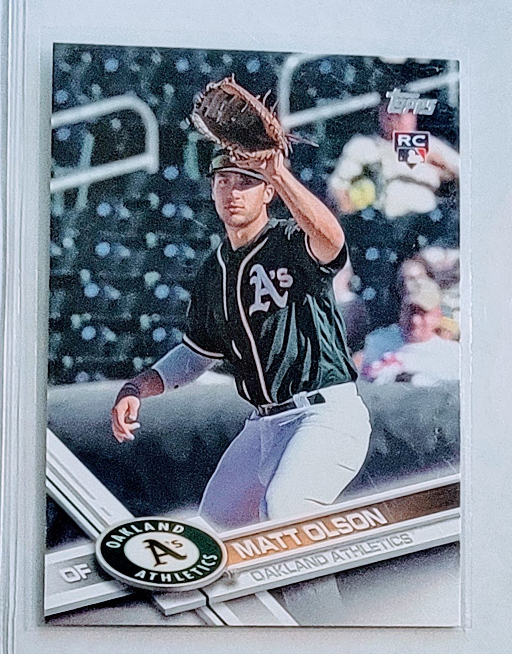 2017 Topps Matt Olson Rookie Baseball Card TPTV simple Xclusive Collectibles   