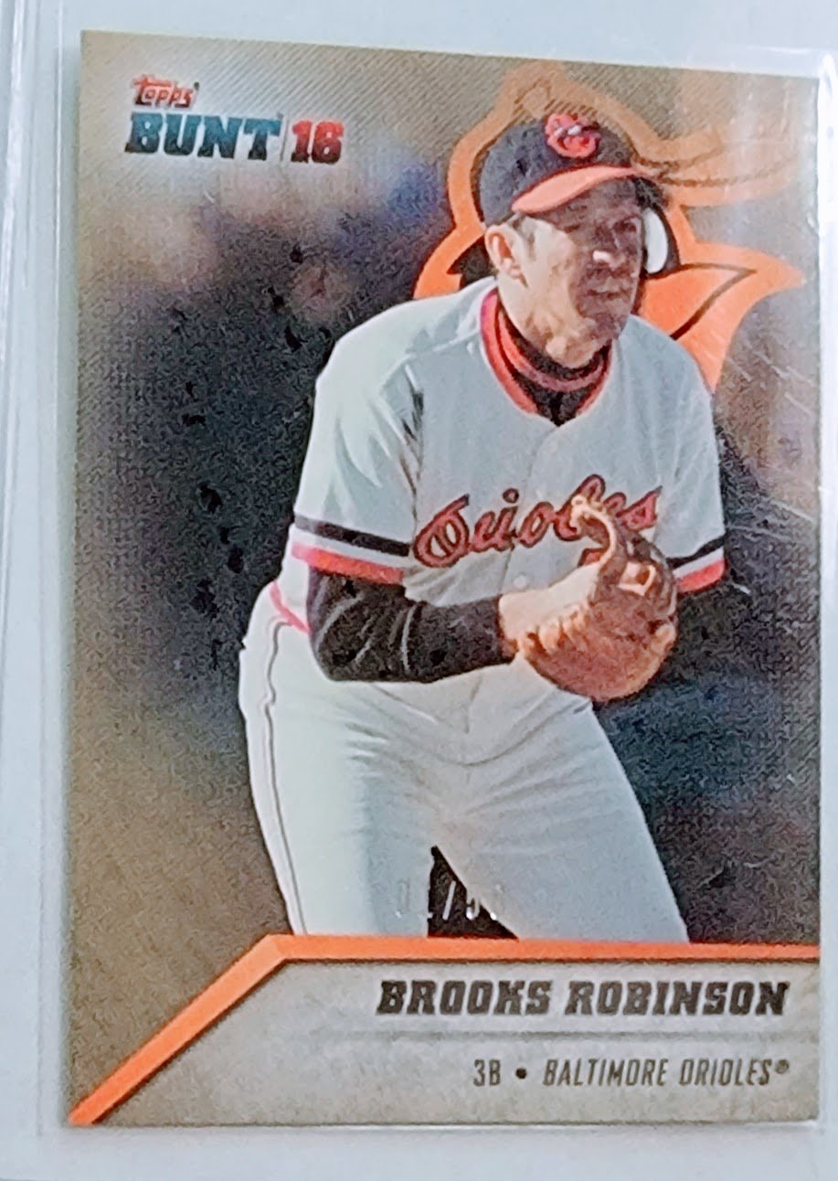 2016 Topps Bunt Brooks Robinson #'d/50 Baseball Card TPTV simple Xclusive Collectibles
