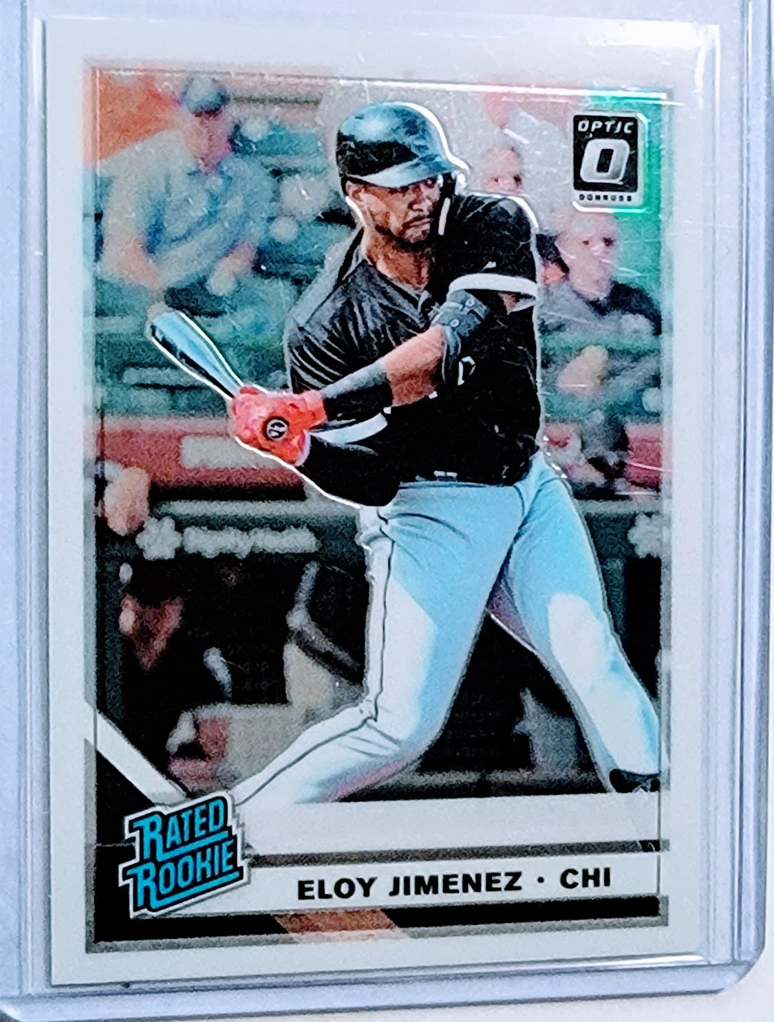 2019 Donruss Optic Eloy Jimenez Rated Rookie Baseball Card TPTV simple Xclusive Collectibles