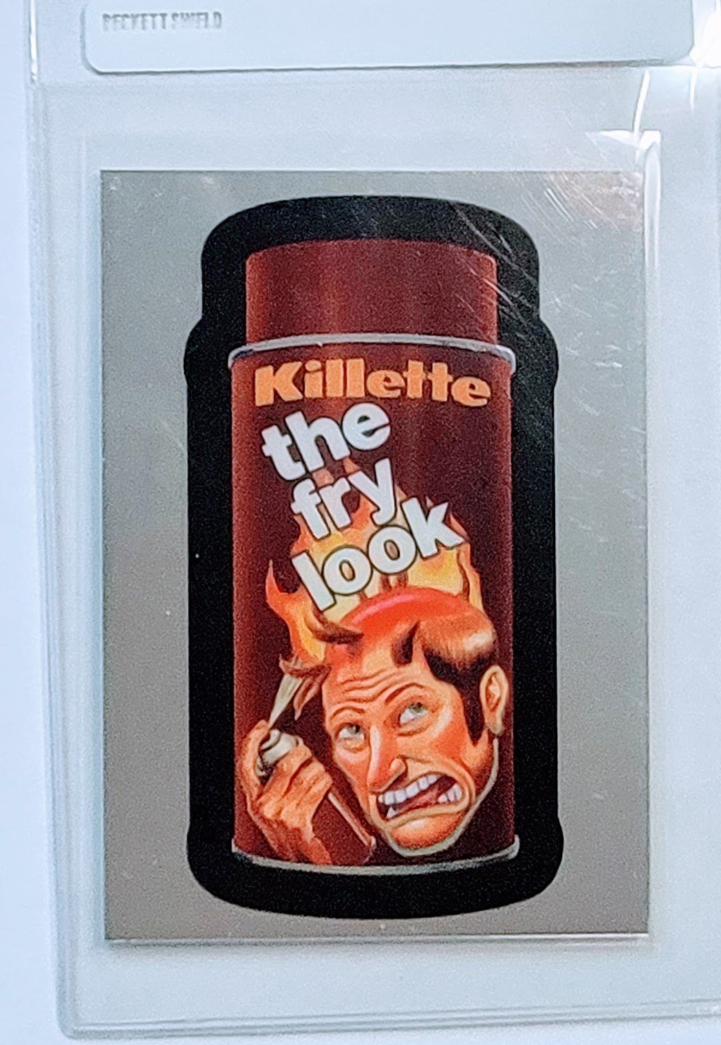 2014 Topps Wacky Packages Chrome Killete the Fry Look Sticker Card AVM1 simple Xclusive Collectibles