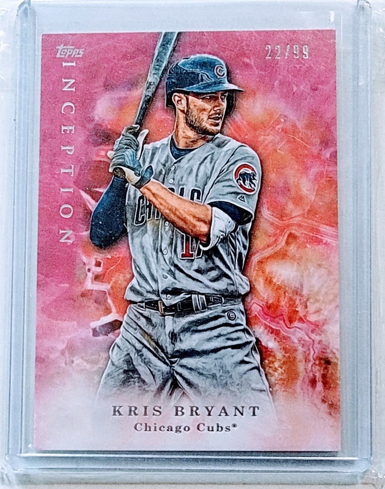 2017 Topps Inception Kris Bryant #'d/99 Baseball Card TPTV simple Xclusive Collectibles