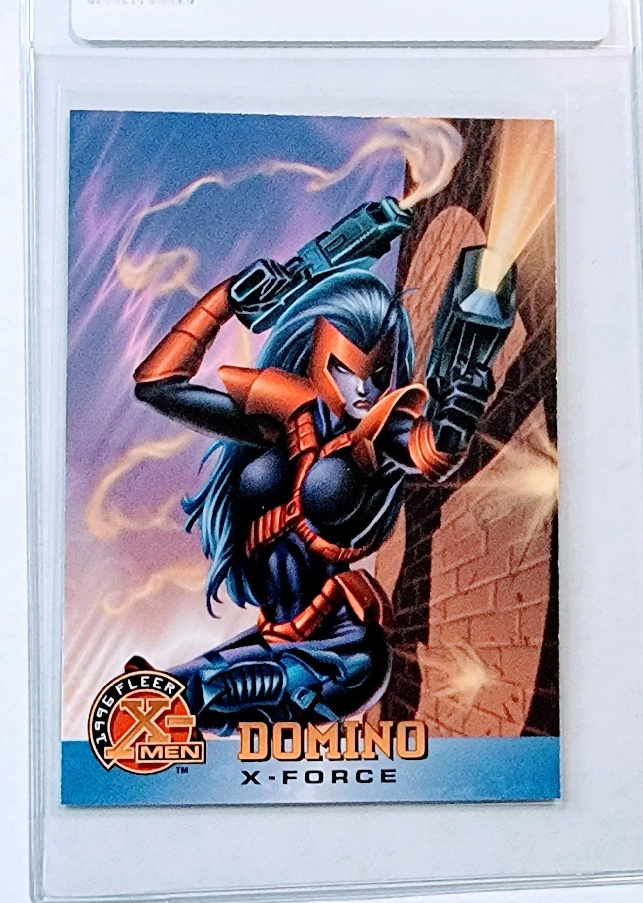 1996 Fleer X-Men Domino X-Force Marvel Trading Card AVM1 simple Xclusive Collectibles